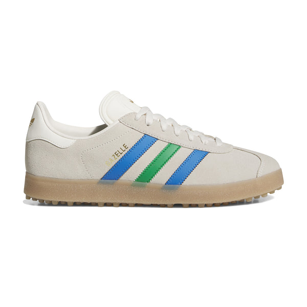 【adidas】GAZELLE SPIKELESS JI4165ベージュ グリーン 男女兼用 adidas-Originals-Gazelle-