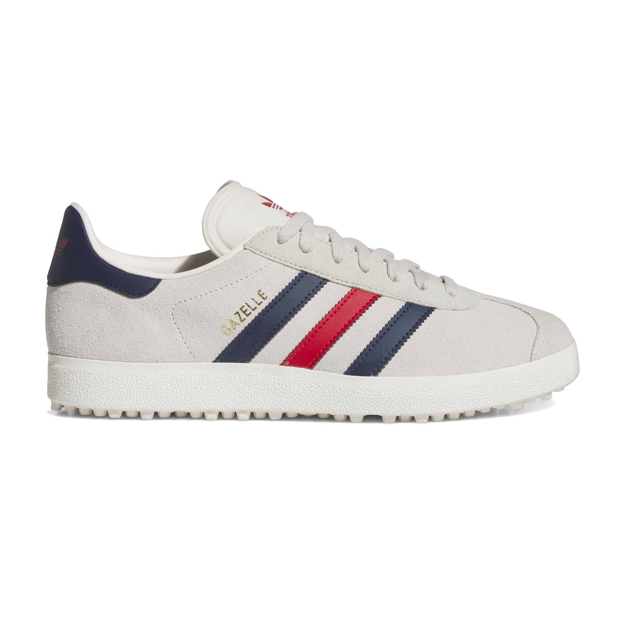 adidas Originals Gazelle Spikeless Golf Shoes - Chalk White