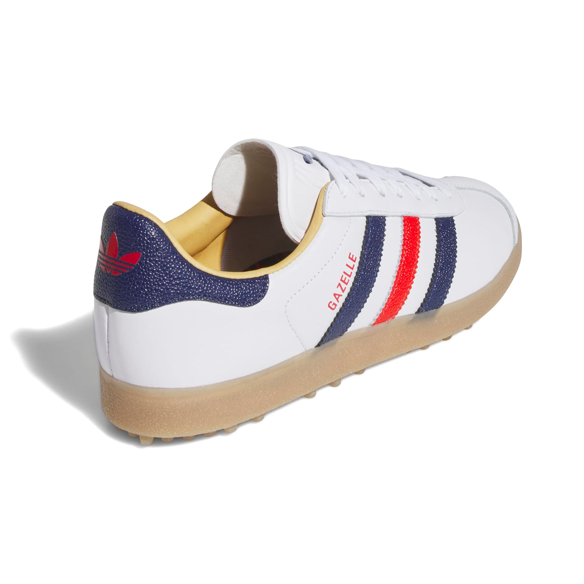 adidas Originals Gazelle Golf Shoes - White/Dark Blue/Red - JP7705 -  Function18
