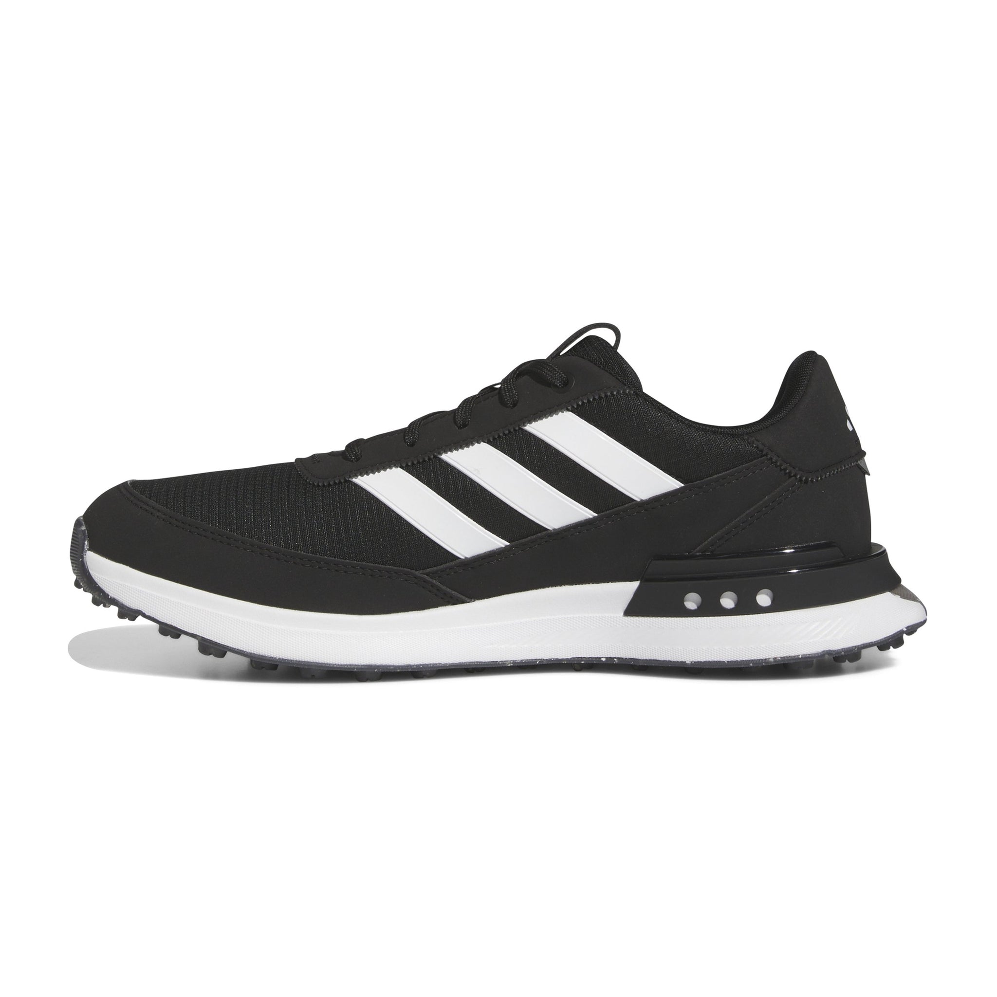 adidas S2G 24 Spikeless Golf Shoes Black/White/Iron Metallic