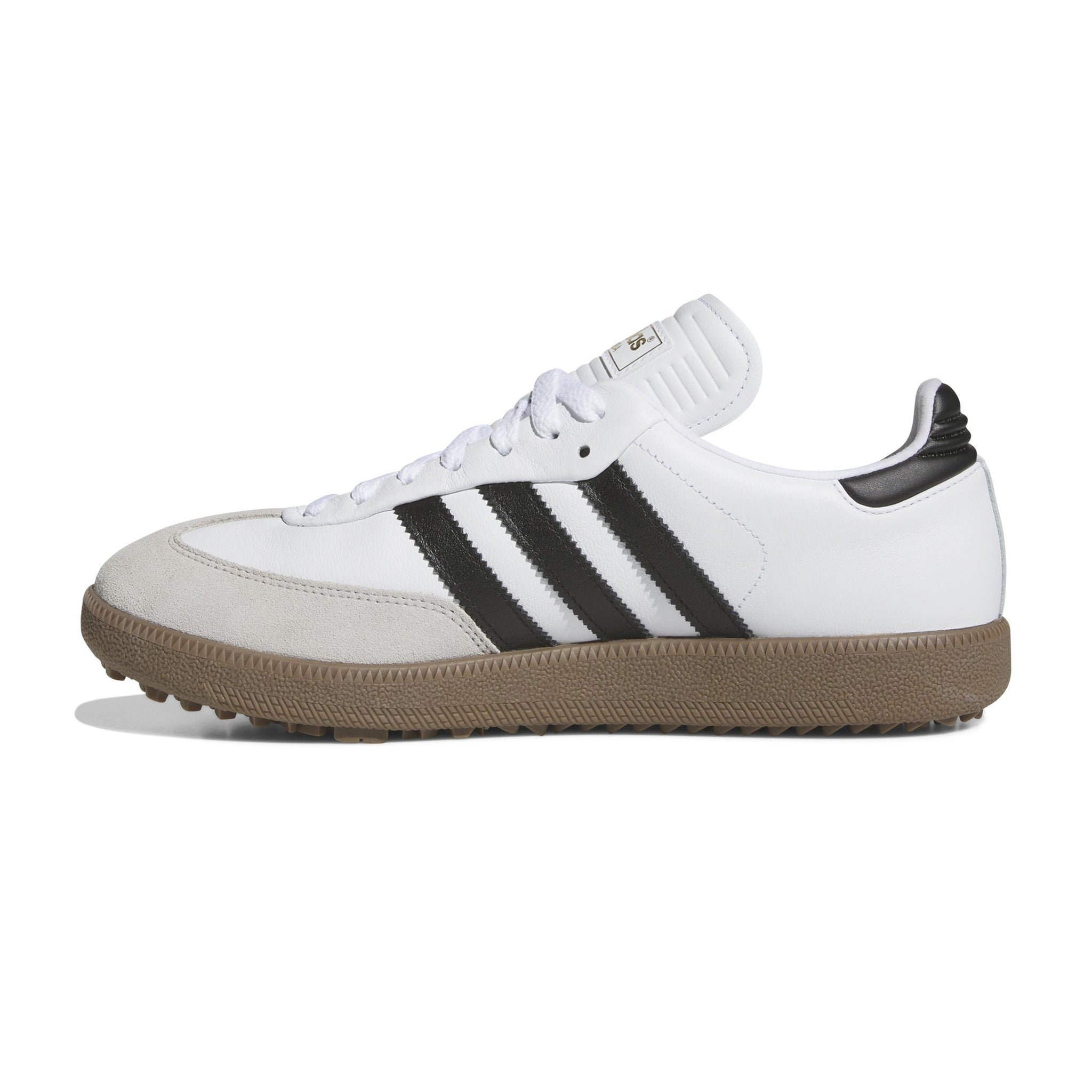 adidas Samba Lux Spikeless Golf Shoes White/Black/Gum