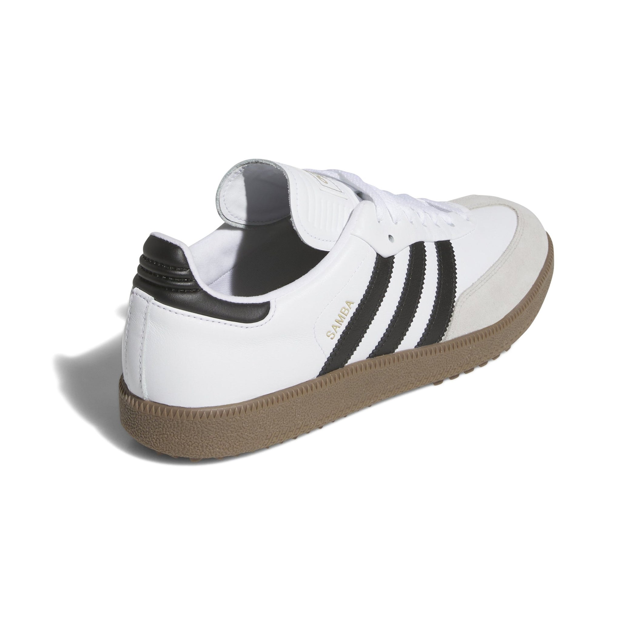 adidas Samba Lux Spikeless Golf Shoes White/Black/Gum