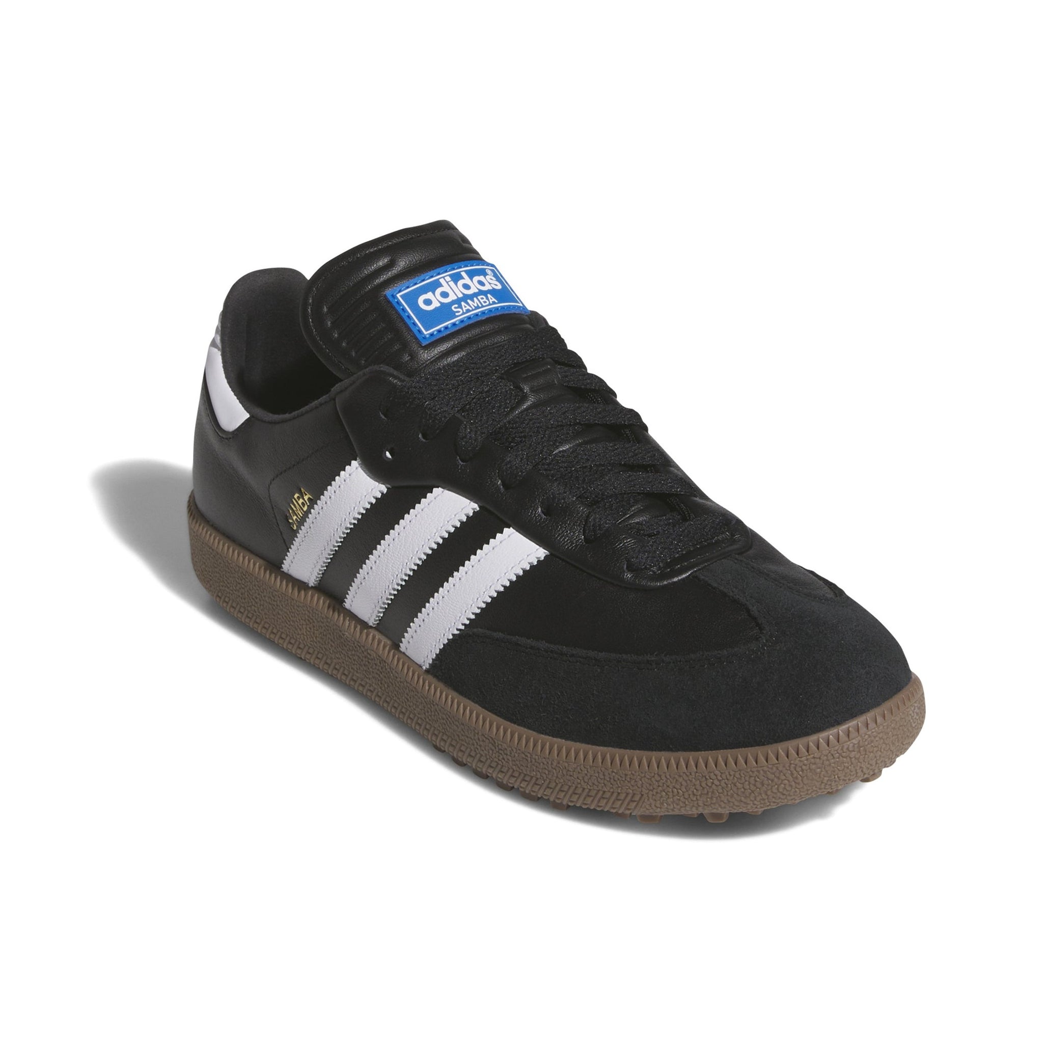 adidas Samba Lux Spikeless Golf Shoes Black/White/Gum