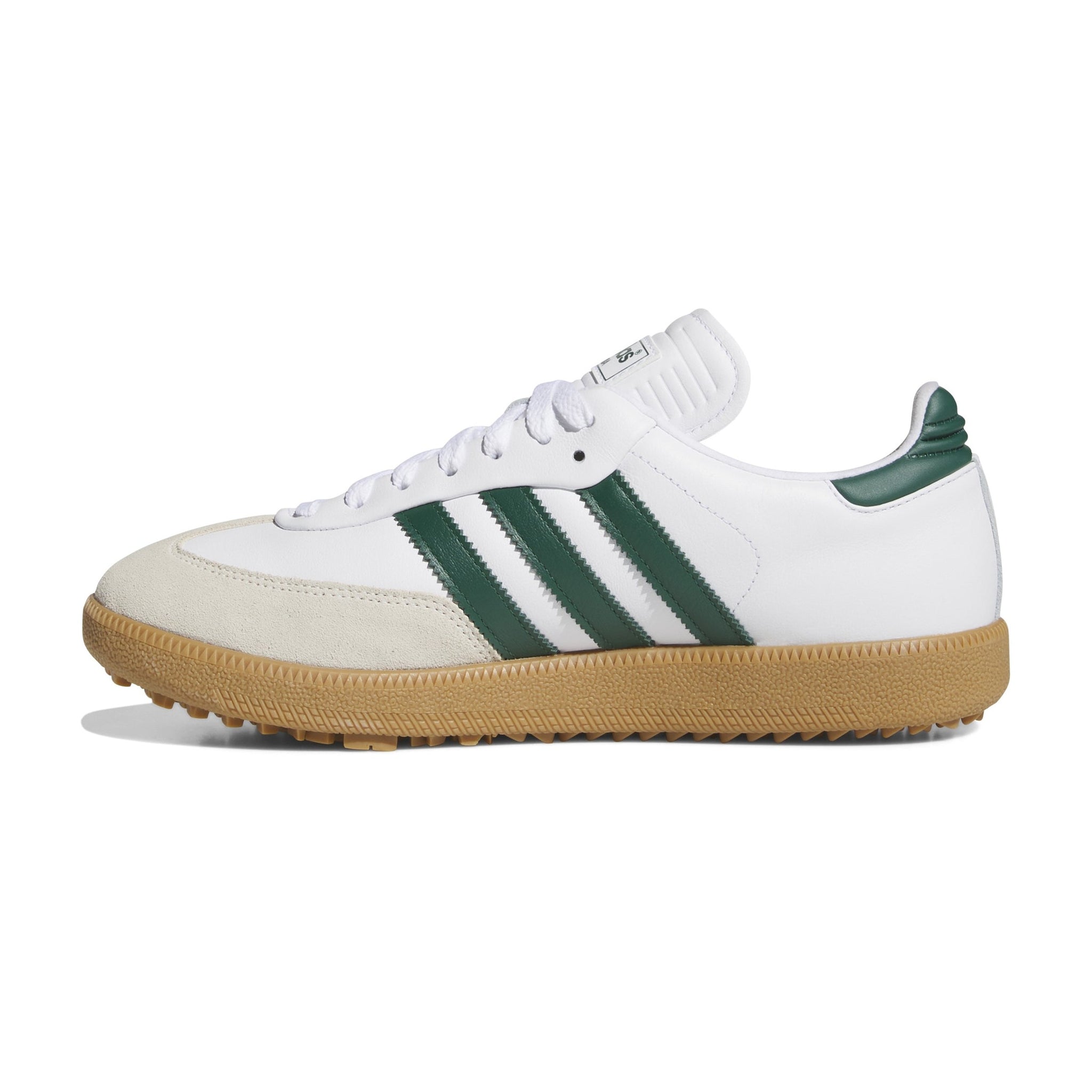 adidas Samba Lux Spikeless Golf Shoes White/Green/Gum