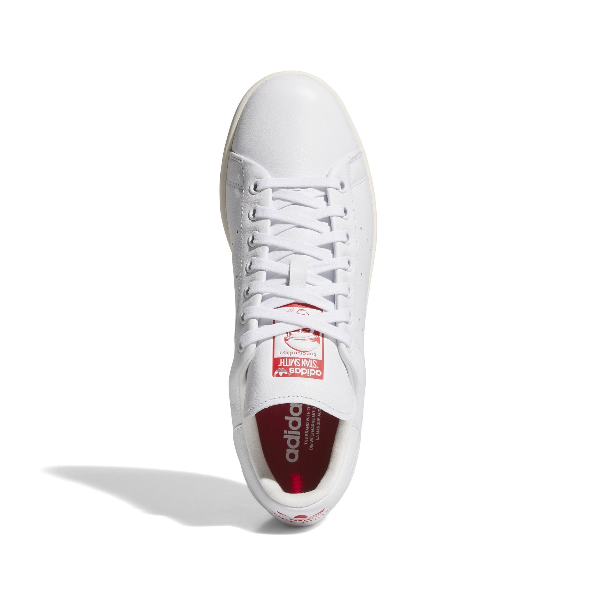adidas Stan Smith Lux Golf Shoes White/Scarlet/Off White 