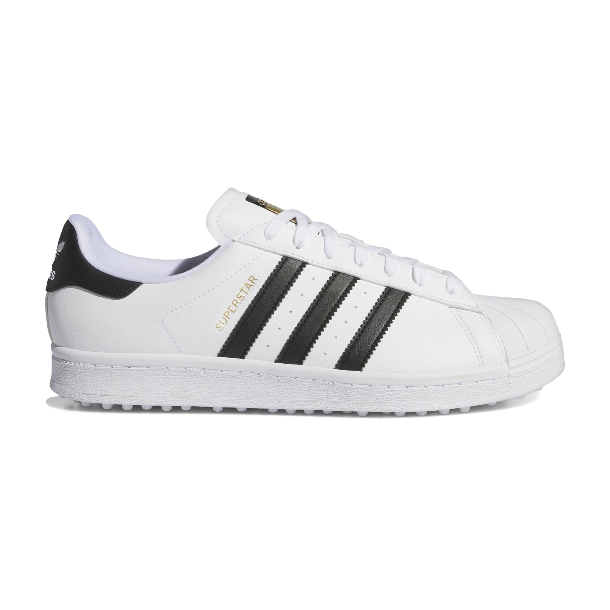 adidas Superstar SL Golf Shoes White/Core Black/Gold