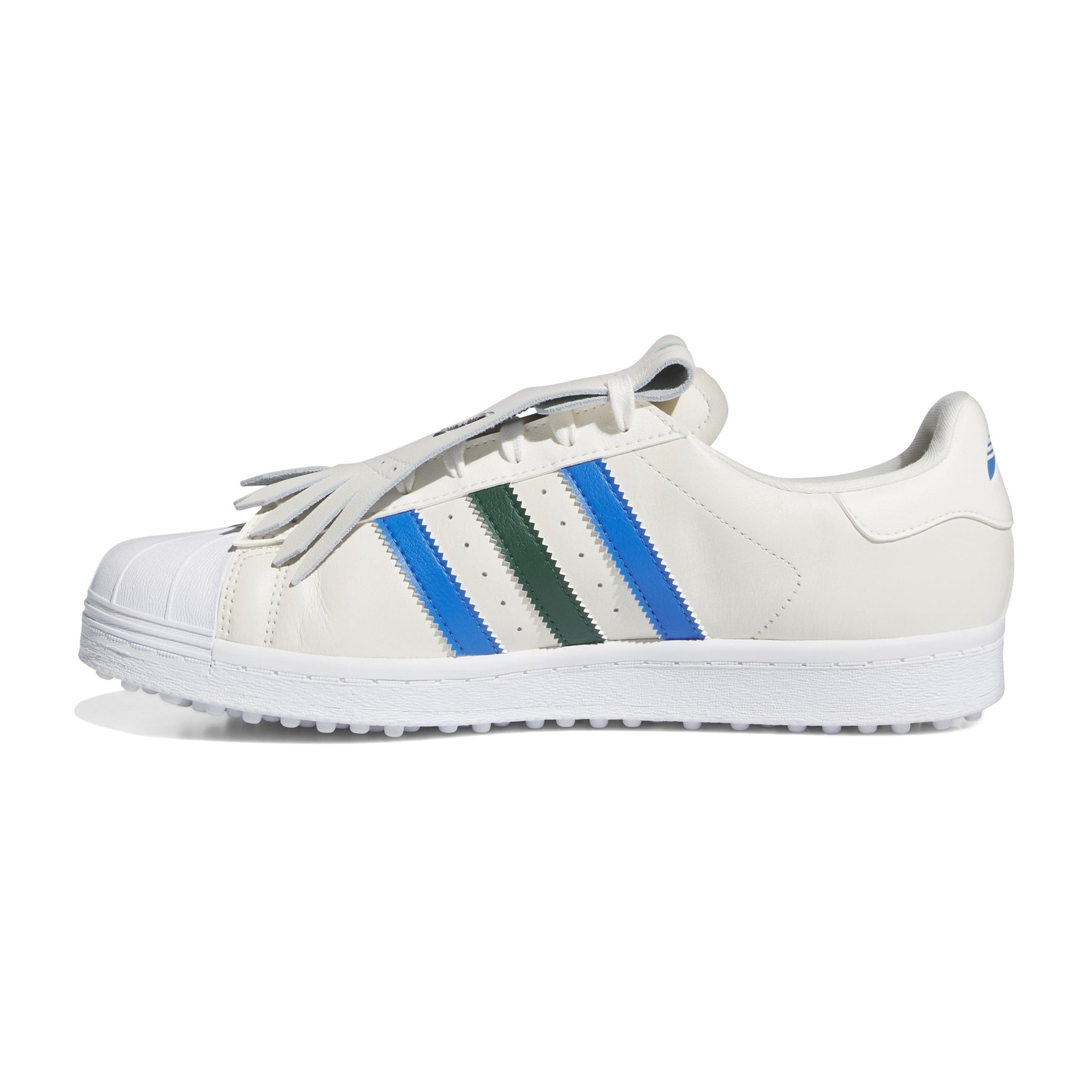 adidas Superstar SL Rolling Links Golf Shoes Chalk White/Green/Blue