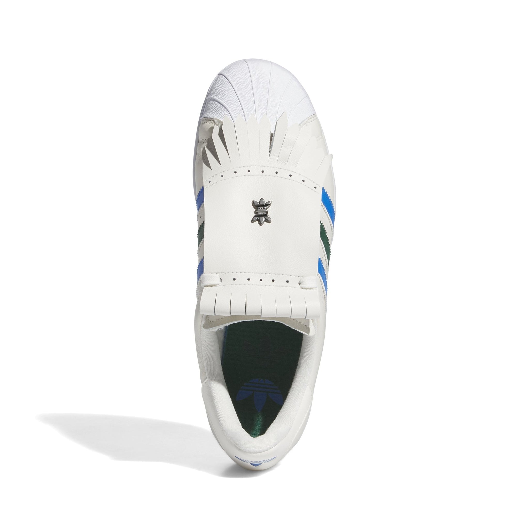 adidas Superstar SL Rolling Links Golf Shoes Chalk White/Green/Blue