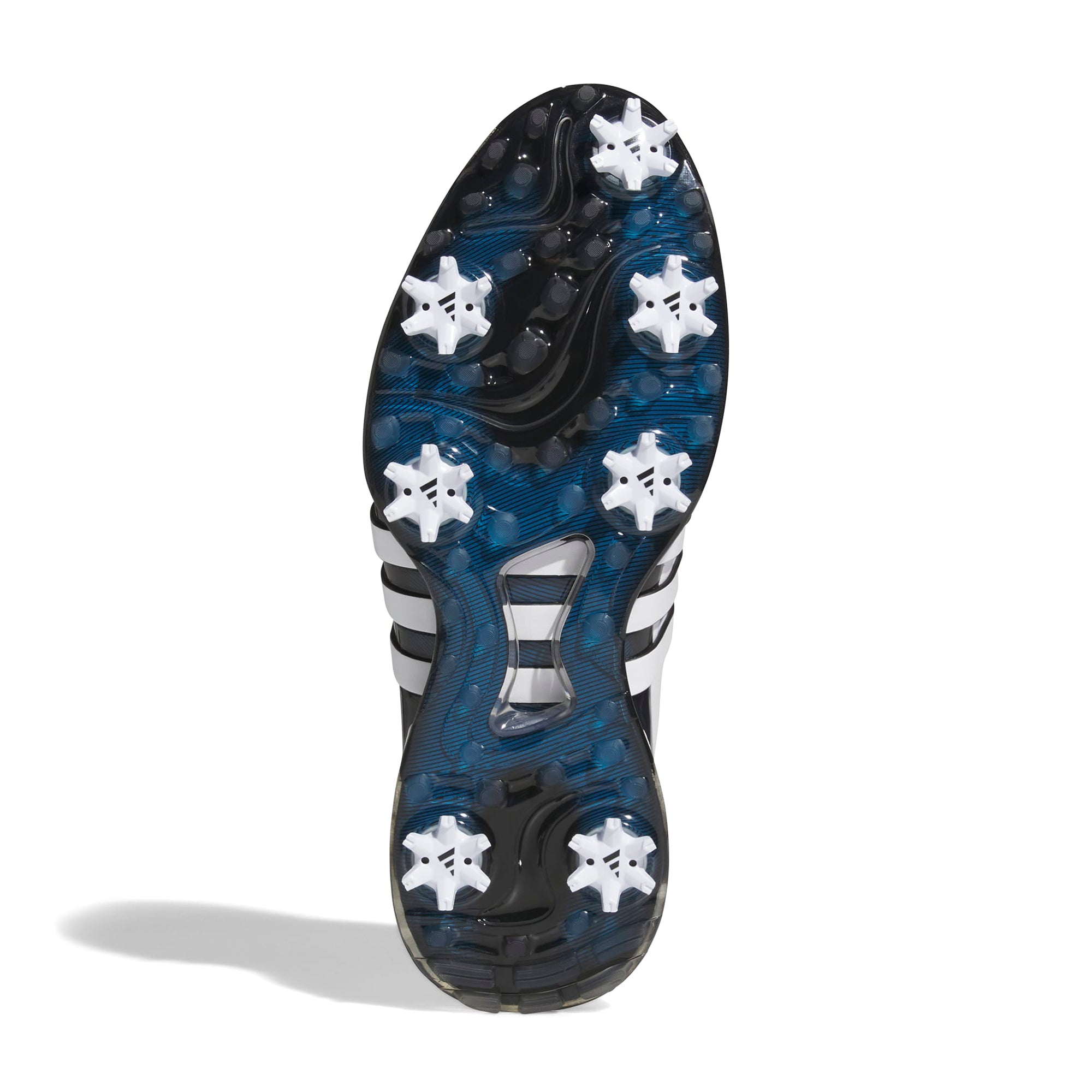 adidas Tour360 24 Golf Shoes - White/Black/Lucid Ray Blue - HQ0044