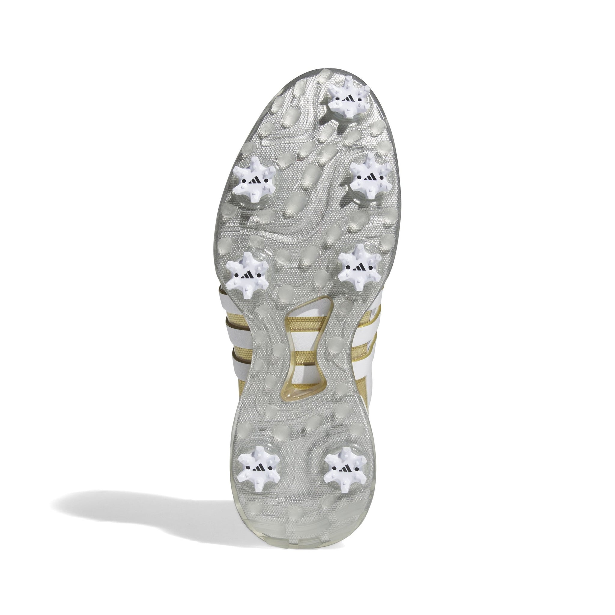 adidas Tour360 24 Golf Shoes White/Gold/Silver