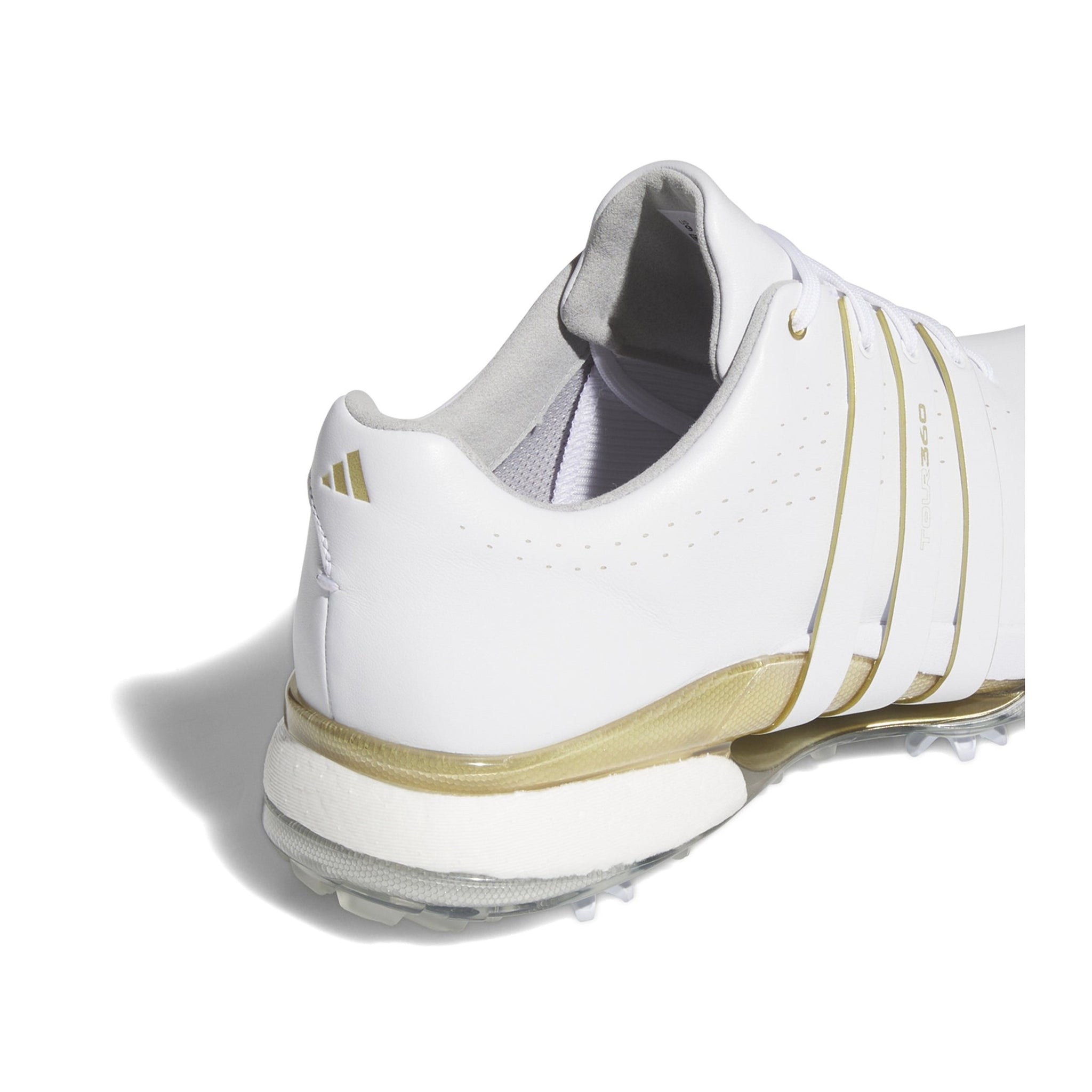 adidas Tour360 24 Golf Shoes White/Gold/Silver