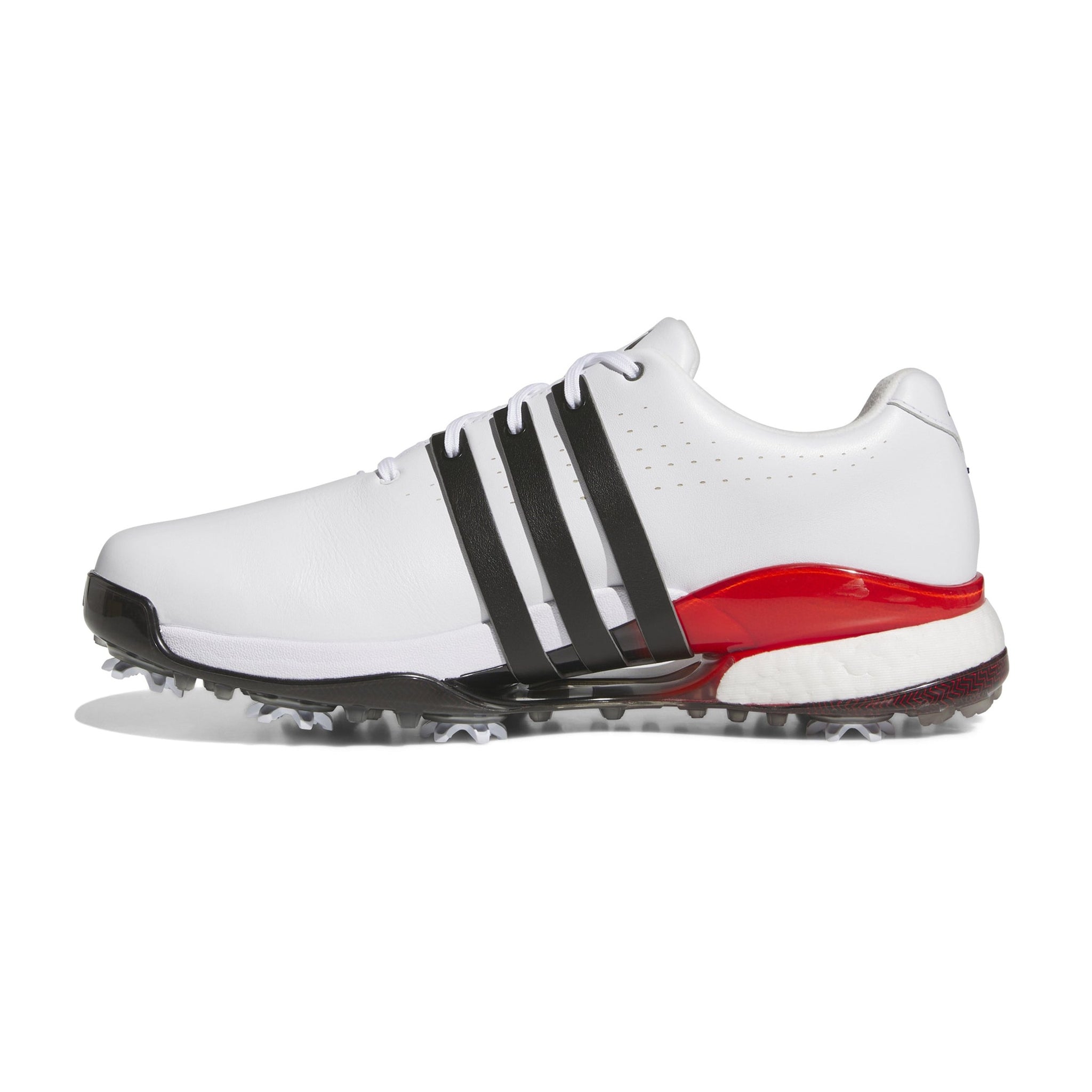 adidas Tour360 24 Golf Shoes White/Black/Lucid Red