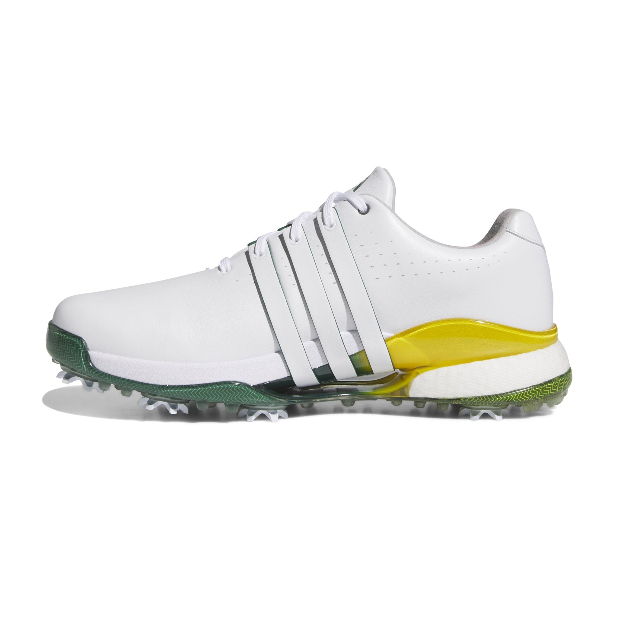 adidas Tour360 24 Golf Shoes White/Green/Yellow