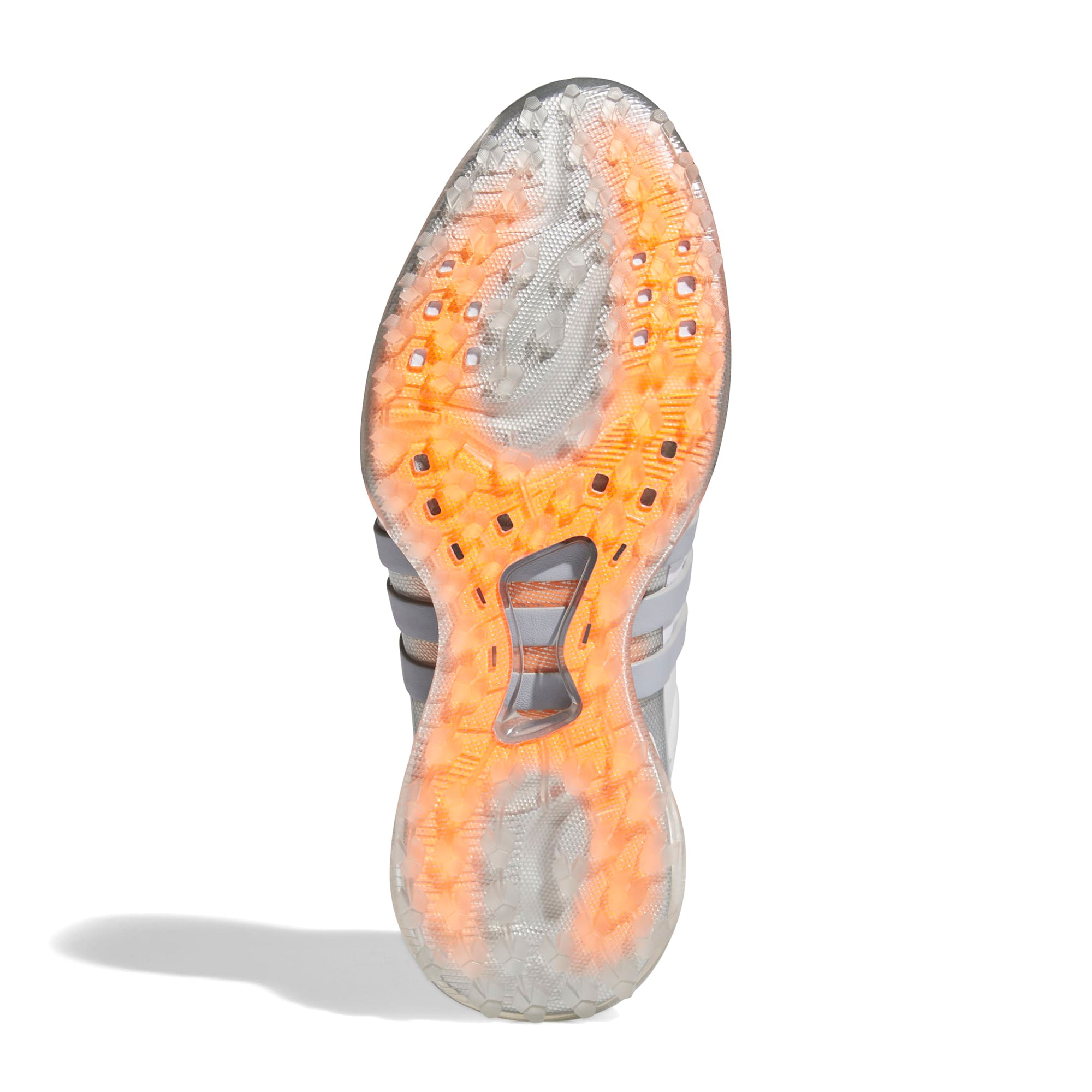adidas Tour360 25 Spikeless Golf Shoes - Dash Grey/Halo Silver/Dusky Orange  - JR4469