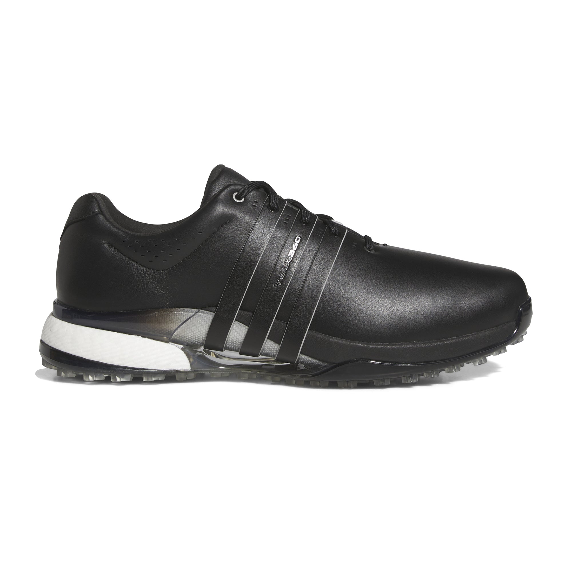 adidas Tour360 25 Spikeless WD Golf Shoes Core Black/Silver Metallic