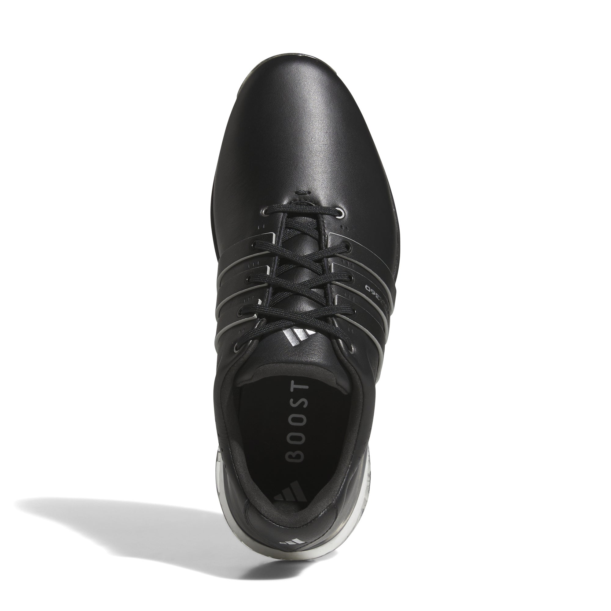 adidas Tour360 25 Spikeless WD Golf Shoes Core Black/Silver Metallic