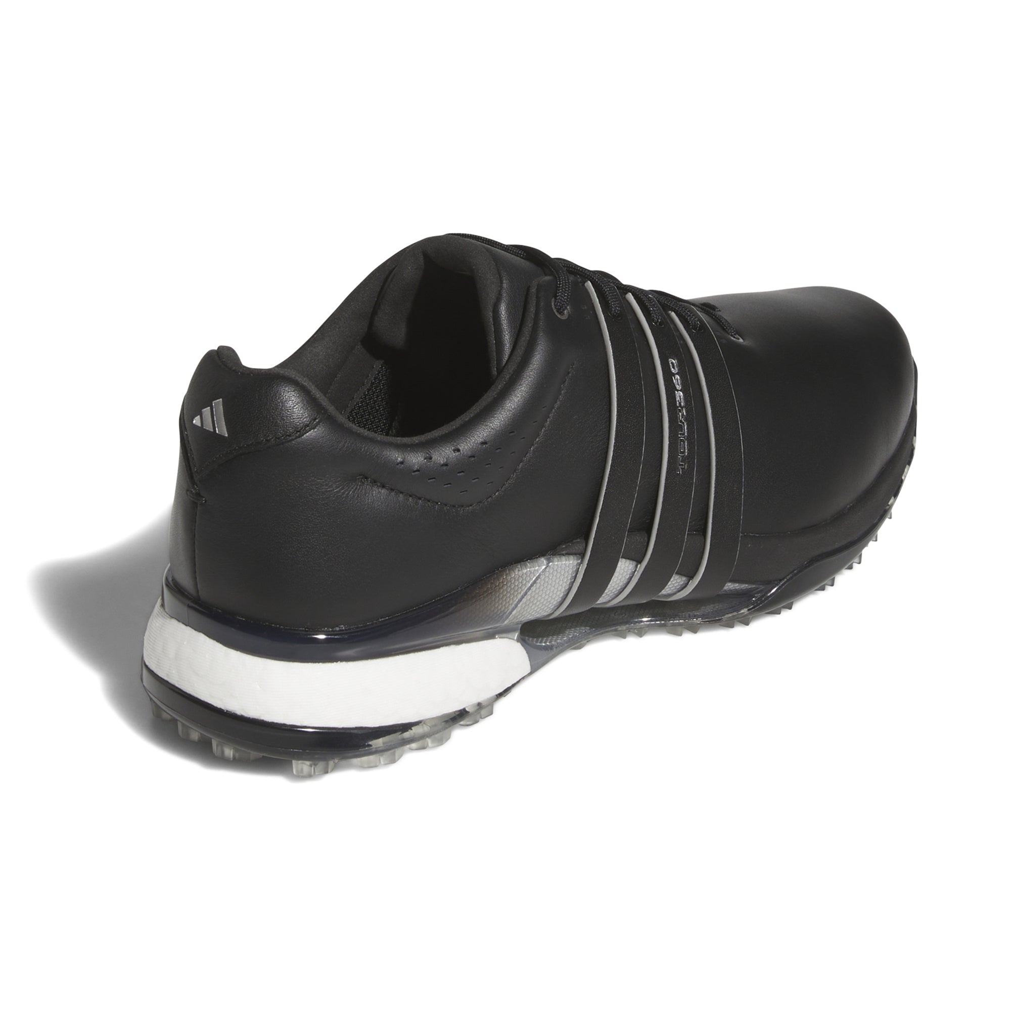 adidas Tour360 25 Spikeless WD Golf Shoes Core Black/Silver Metallic