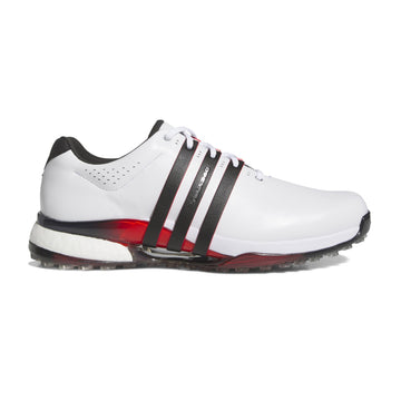 adidas Tour360 25 Spikeless WD Golf Shoes White/Core Black/Lucid Red