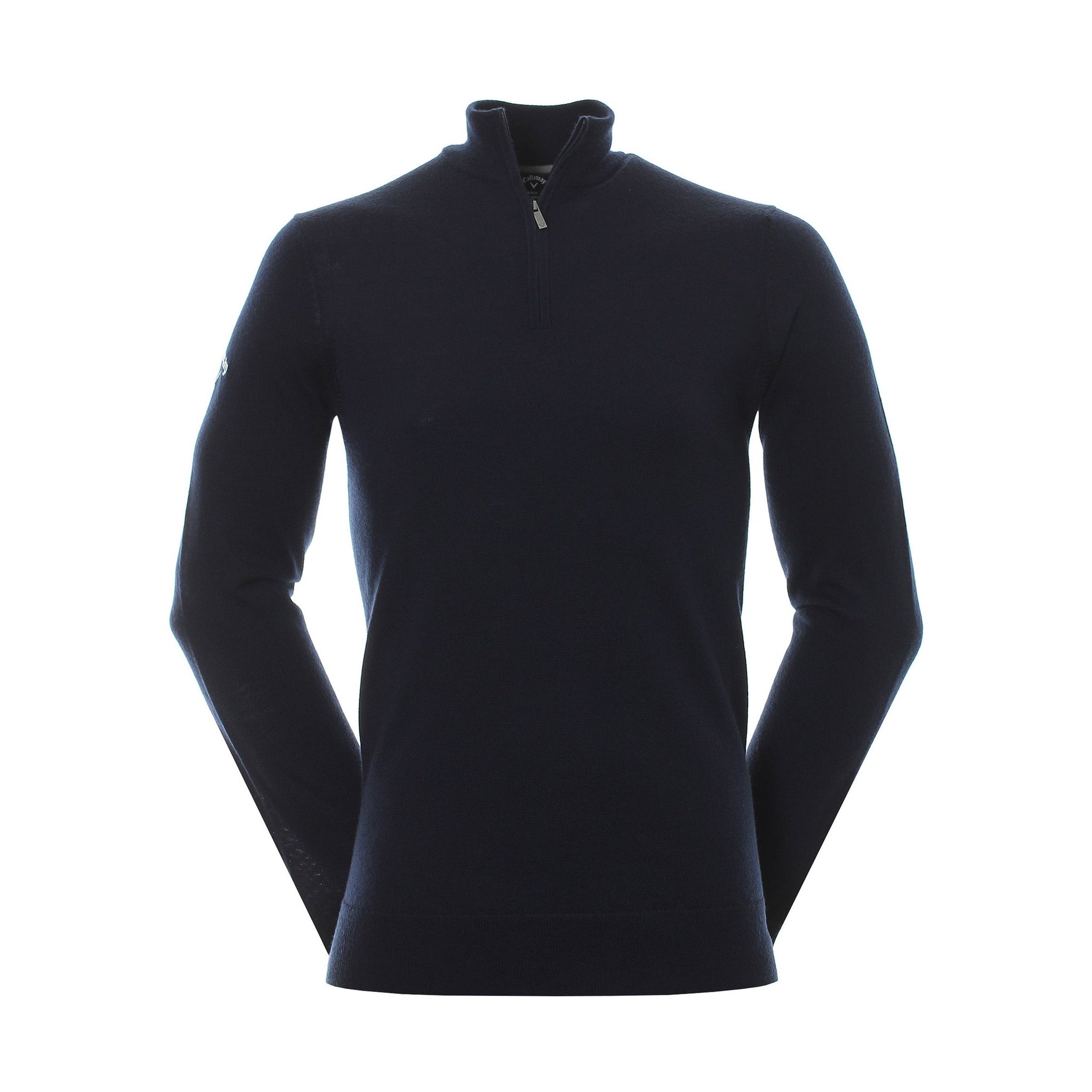 Callaway Golf Ribbed Merino 1/4 Zip Sweater Night Sky 401