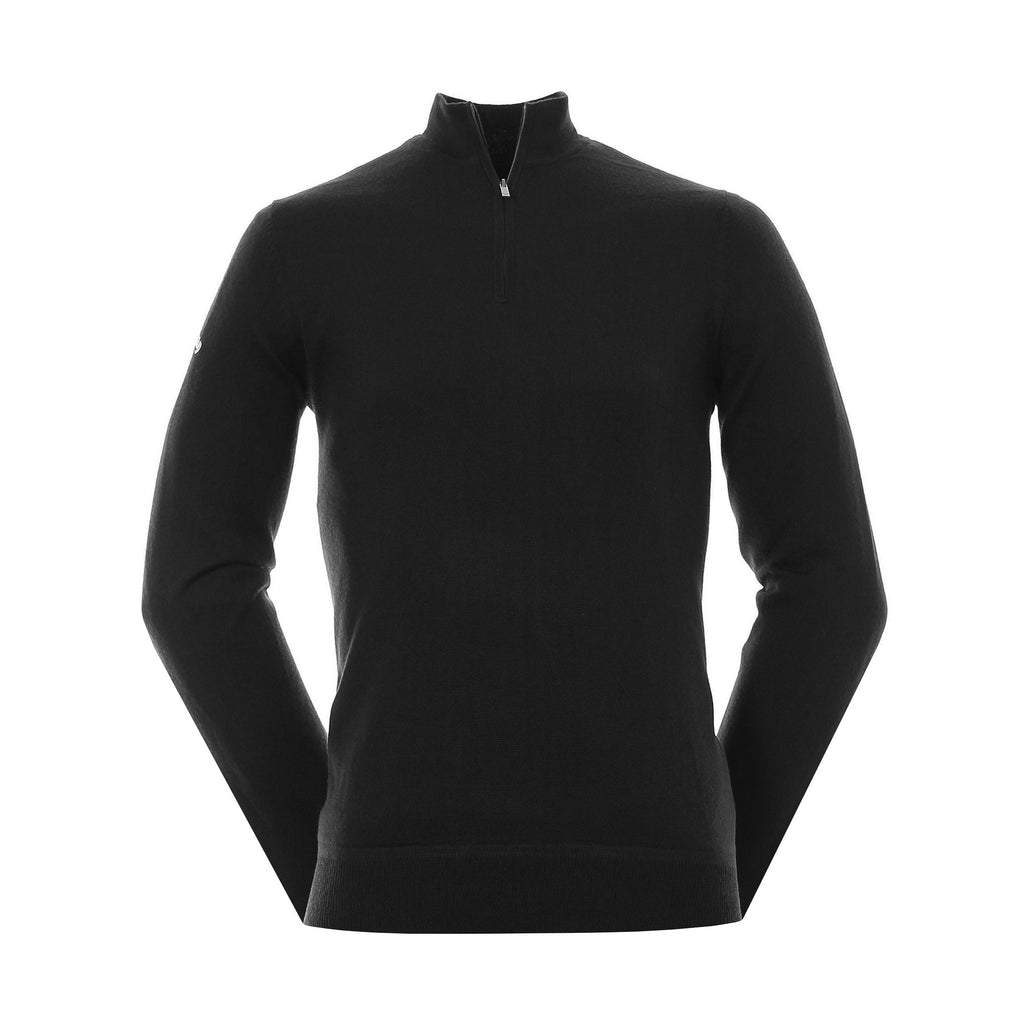 Callaway Golf Windstopper 1 4 Zip Sweater CGGF7079 Black Ink 019 |  Function18