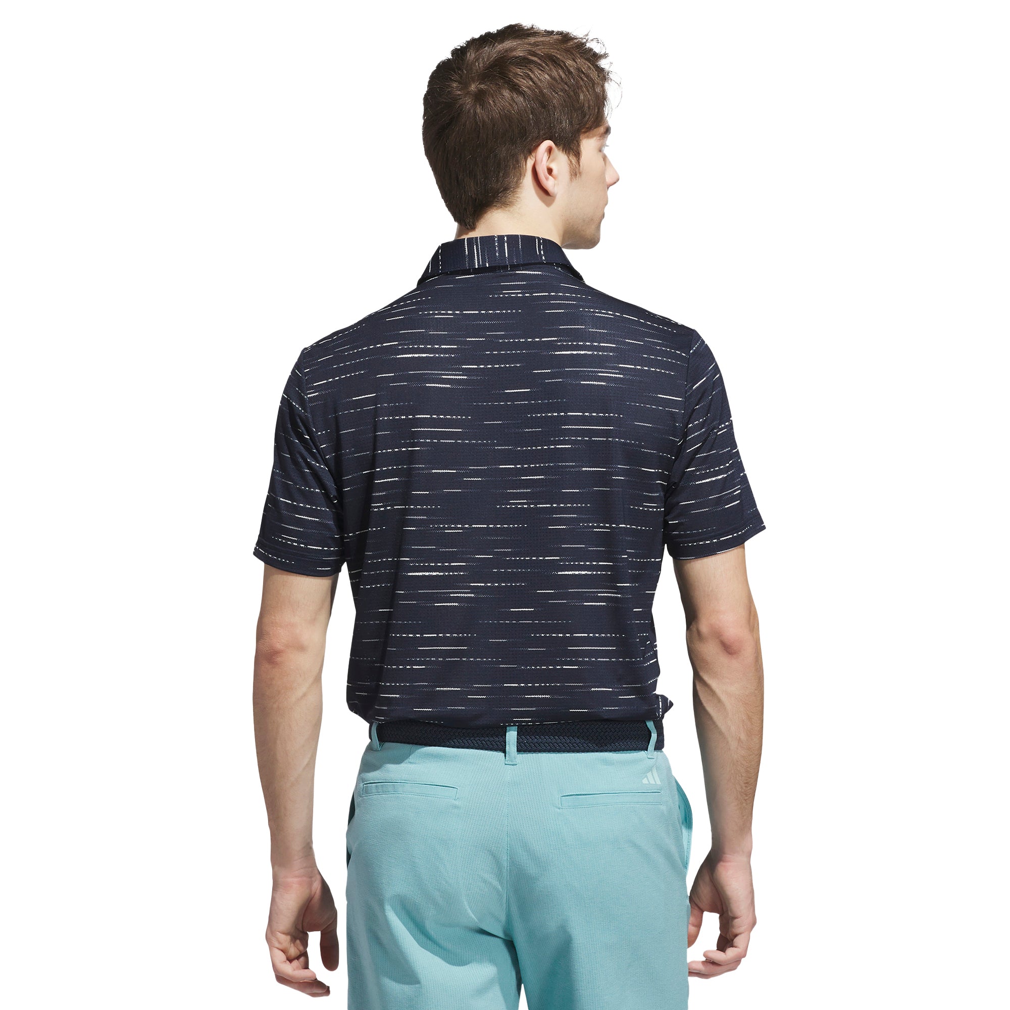 adidas Golf Ultimate365 Mesh Stripe Print Shirt