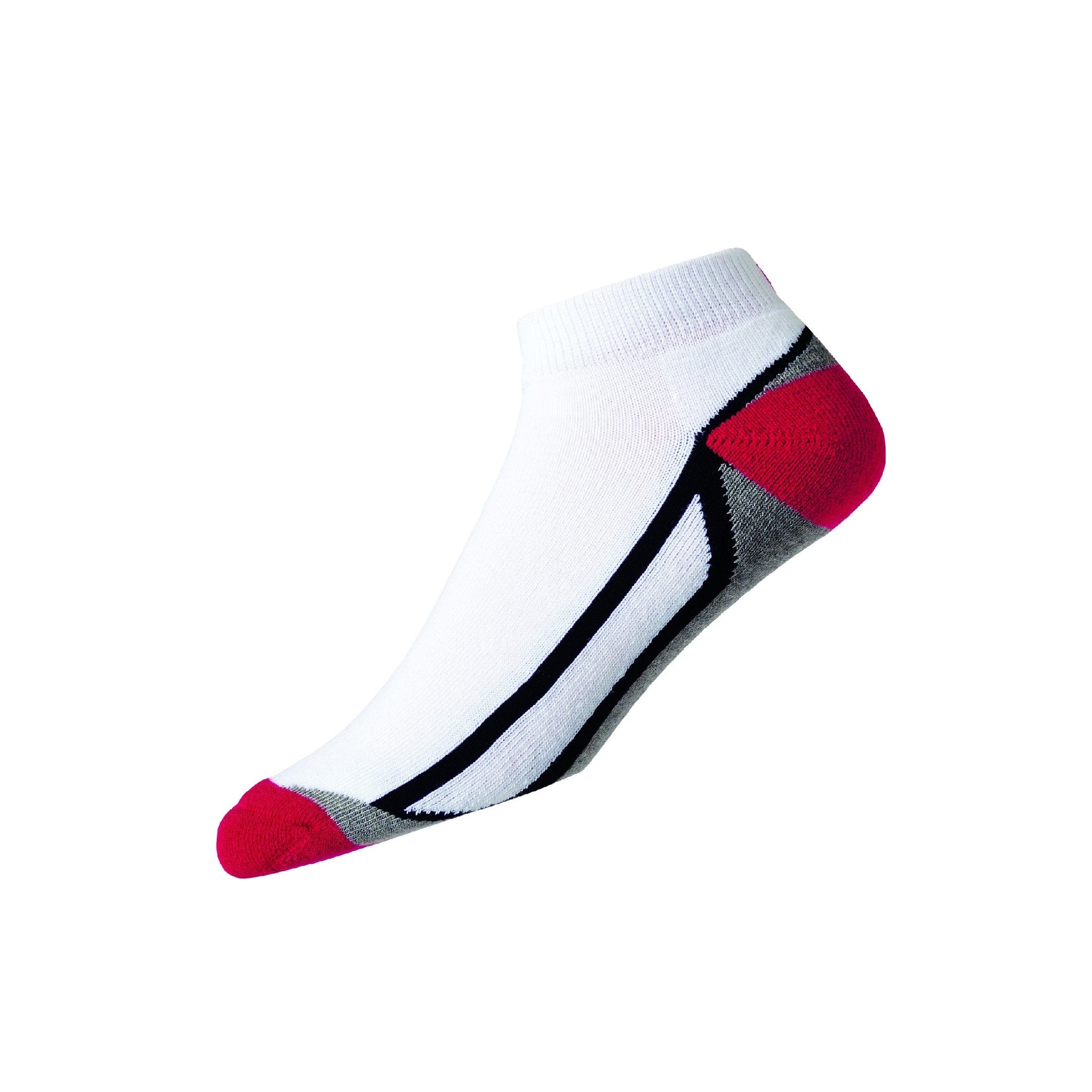 FootJoy ProDry Fashion Sport Golf Socks White/Black/Red