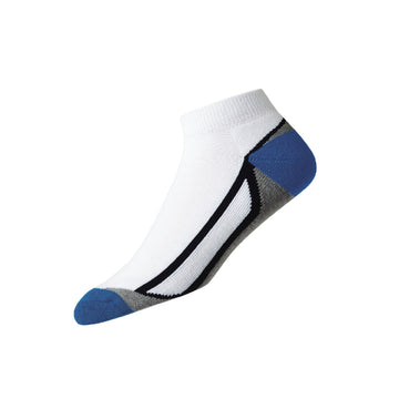 FootJoy ProDry Fashion Sport Golf Socks White/Black/Blue