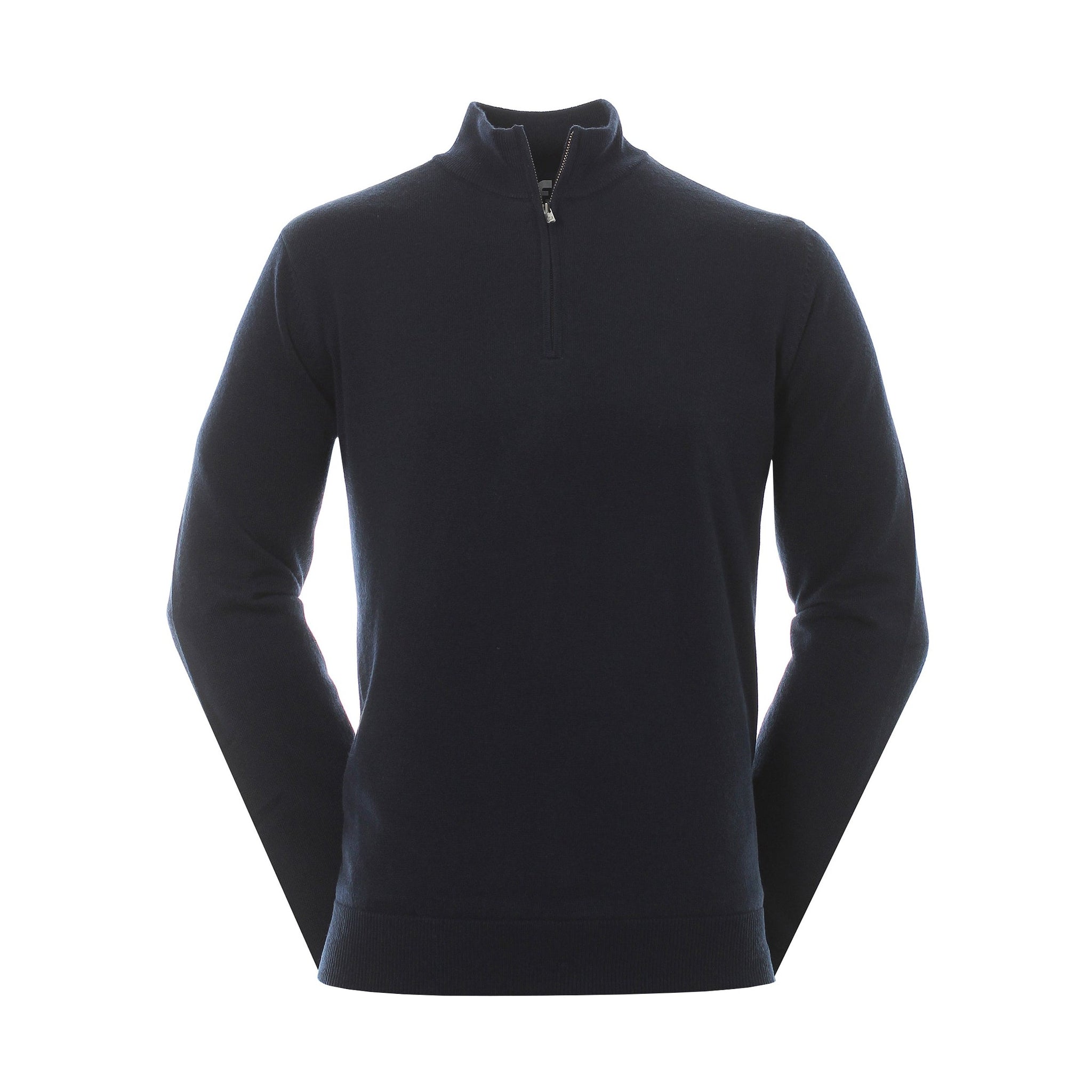 FootJoy Wool Blend Lined 1/2 Zip Sweater Navy