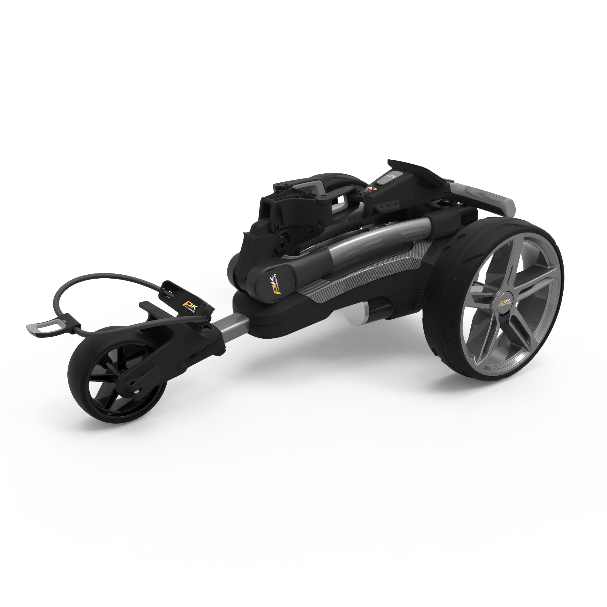 PowaKaddy FX7 GPS Electric Golf Trolley 2022 Gunmetal Function18