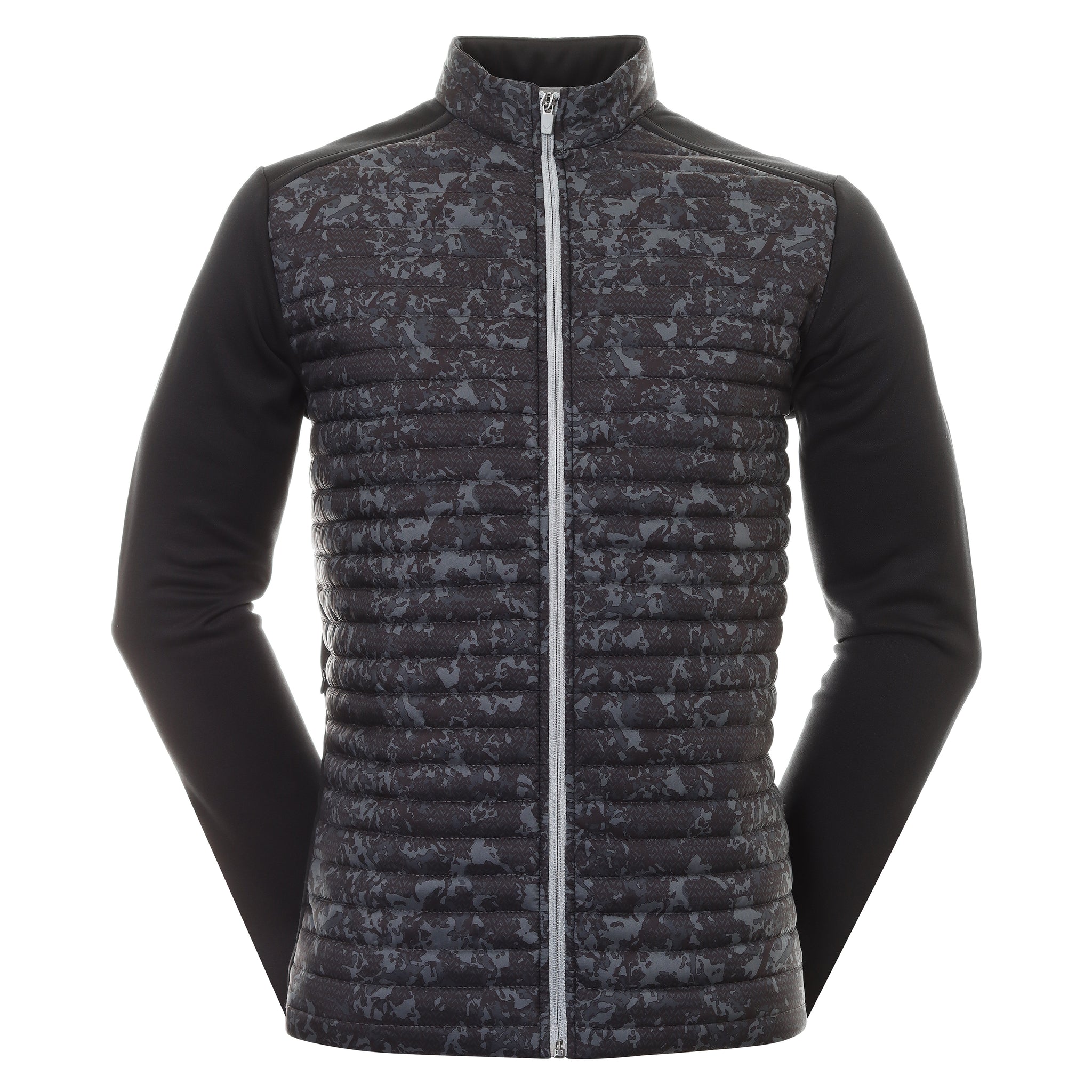 Callaway Golf XSeries Camo Print Mixed Media Jacket CGJSC031 Caviar