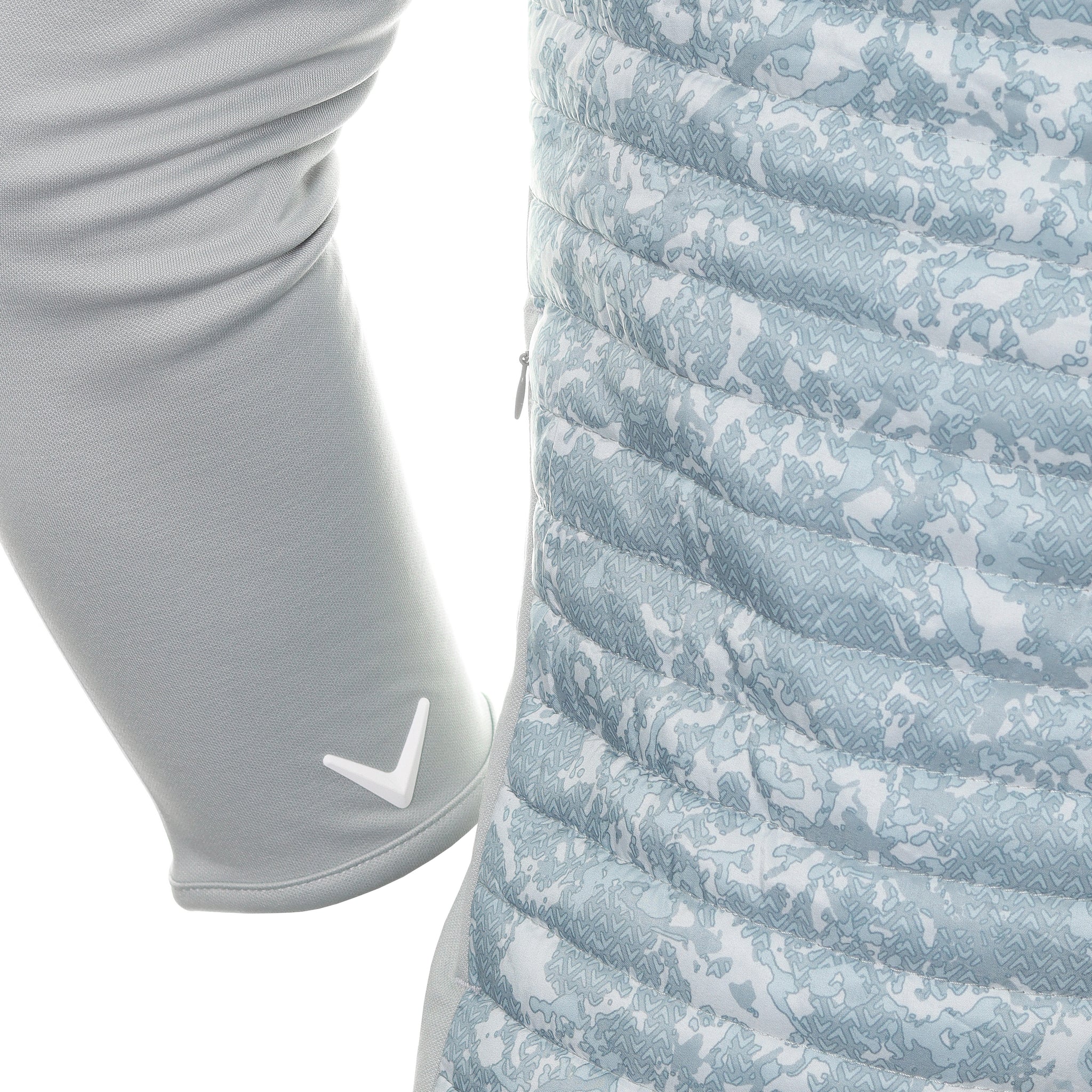 Callaway Golf XSeries Camo Print Mixed Media Jacket CGJSC031 Quarry