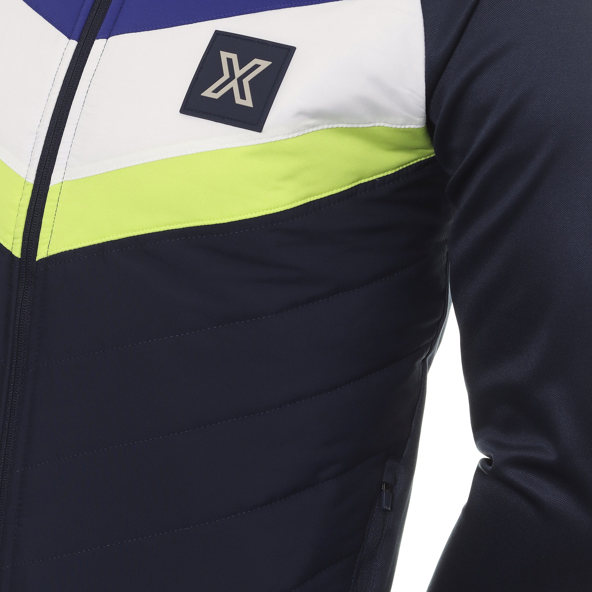 Callaway Golf XSeries Chev Colour Block Mixed Media Jacket CGJSD035