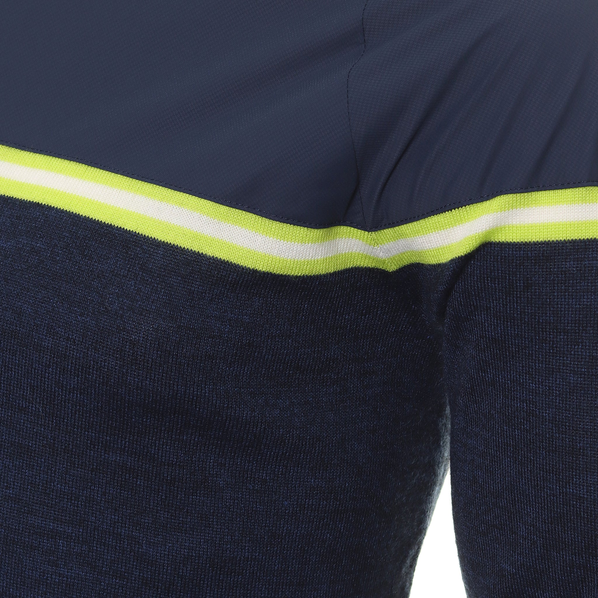 Callaway Golf XSeries Mixed Media Sweater CGGSD036 Dress Blue Heather 407 & Function18