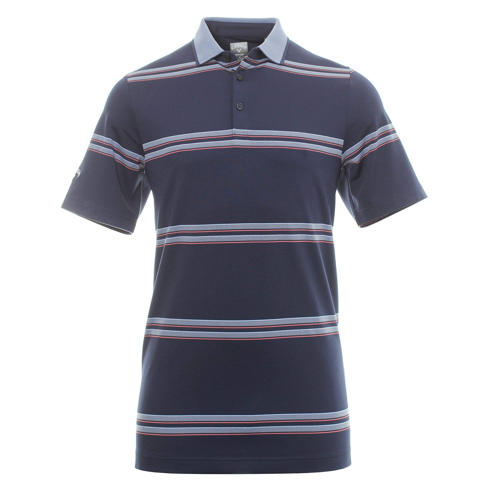 Callaway Golf Oxford Stripe Shirt CGKSB0F2 Peacoat 410 & Function18 ...