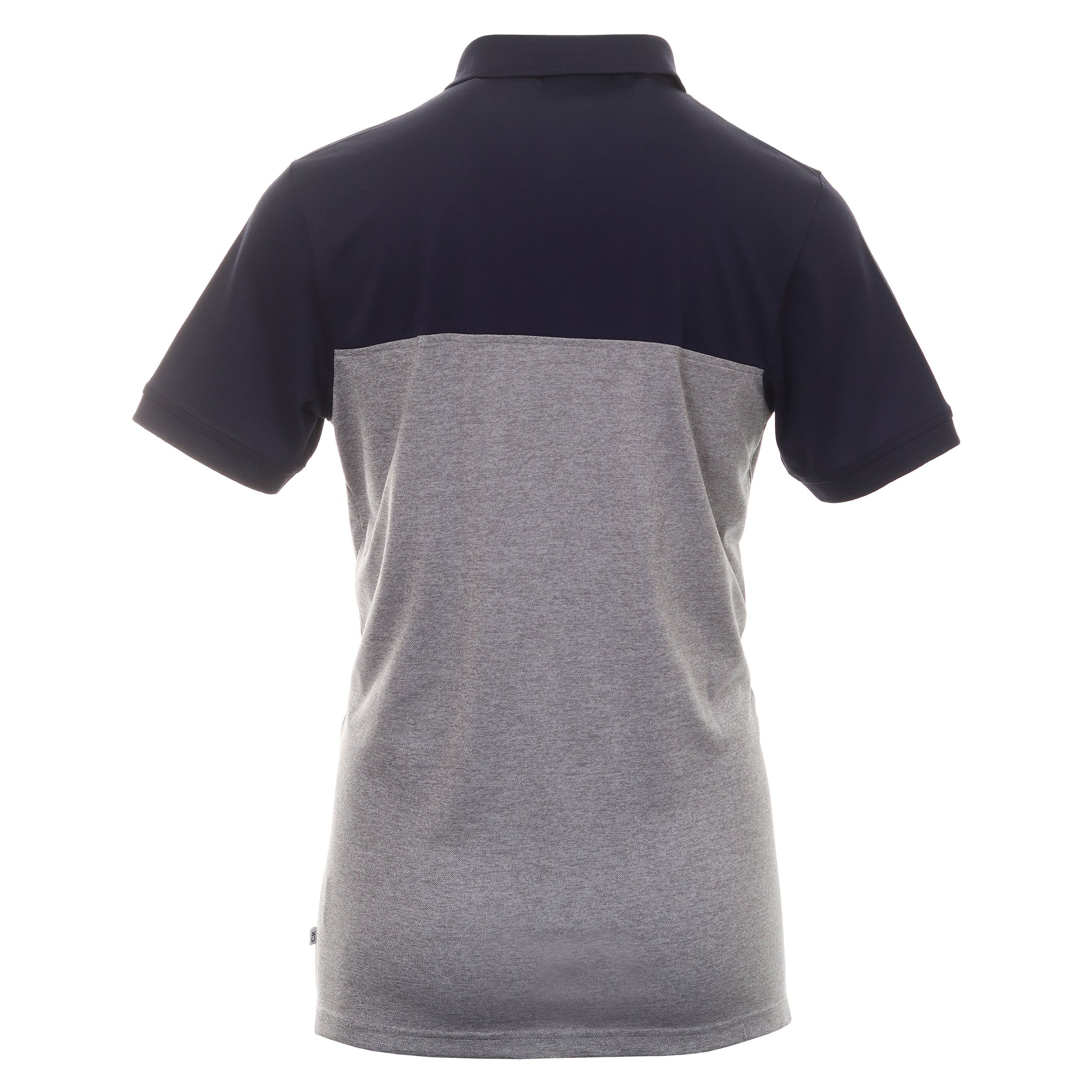 Calvin Klein Golf Colour Block Shirt Navy/Silver Marl