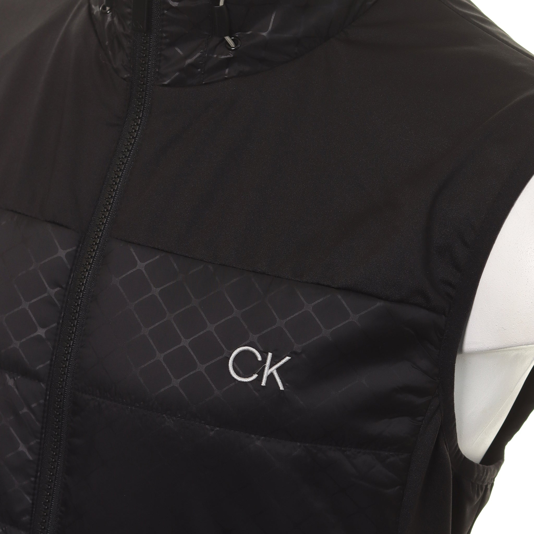 Calvin Klein Golf Malden Hybrid Gilet CKMS23762 Black Function18