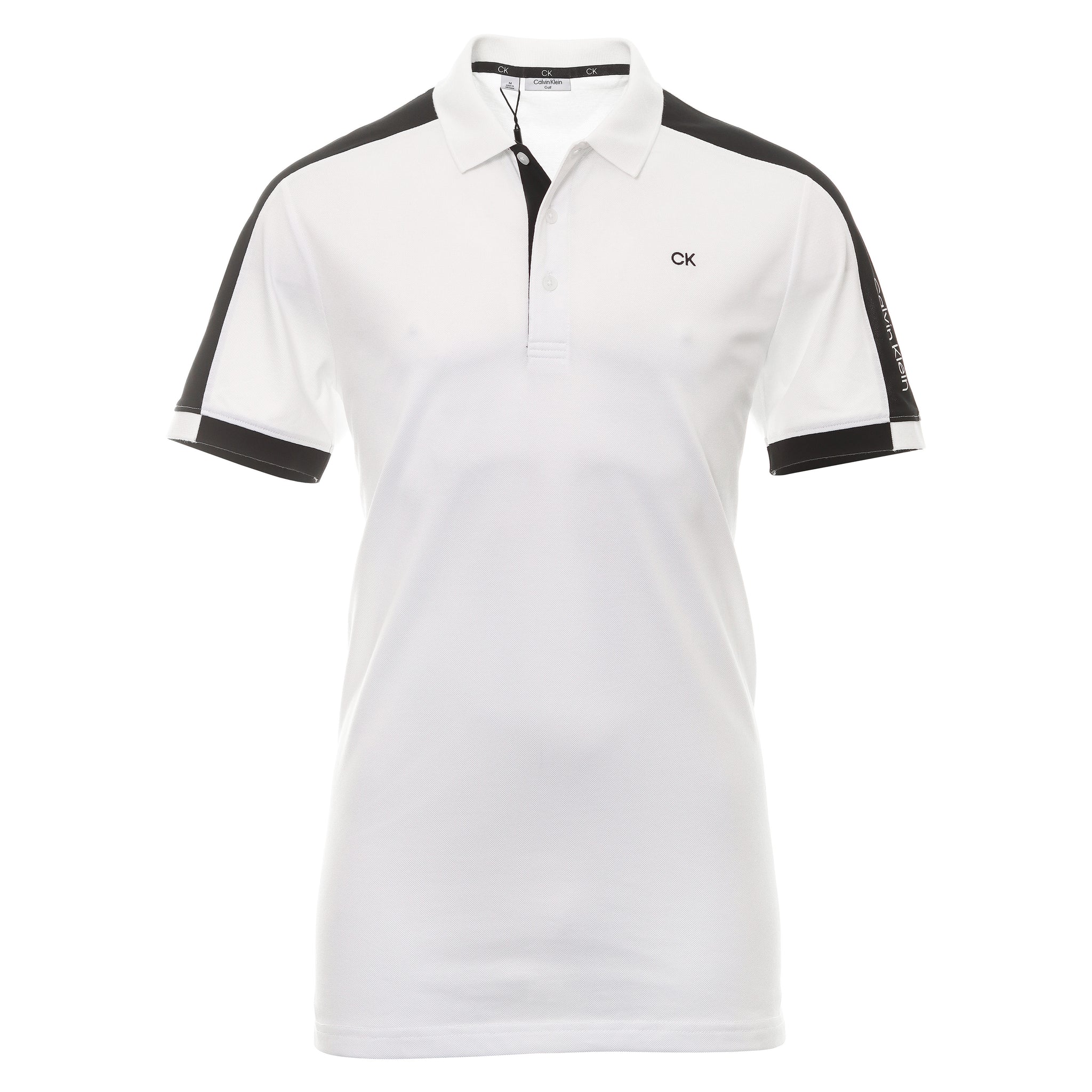 Calvin Klein Golf Miles Shirt CKMS23754 White Black | Function18 ...