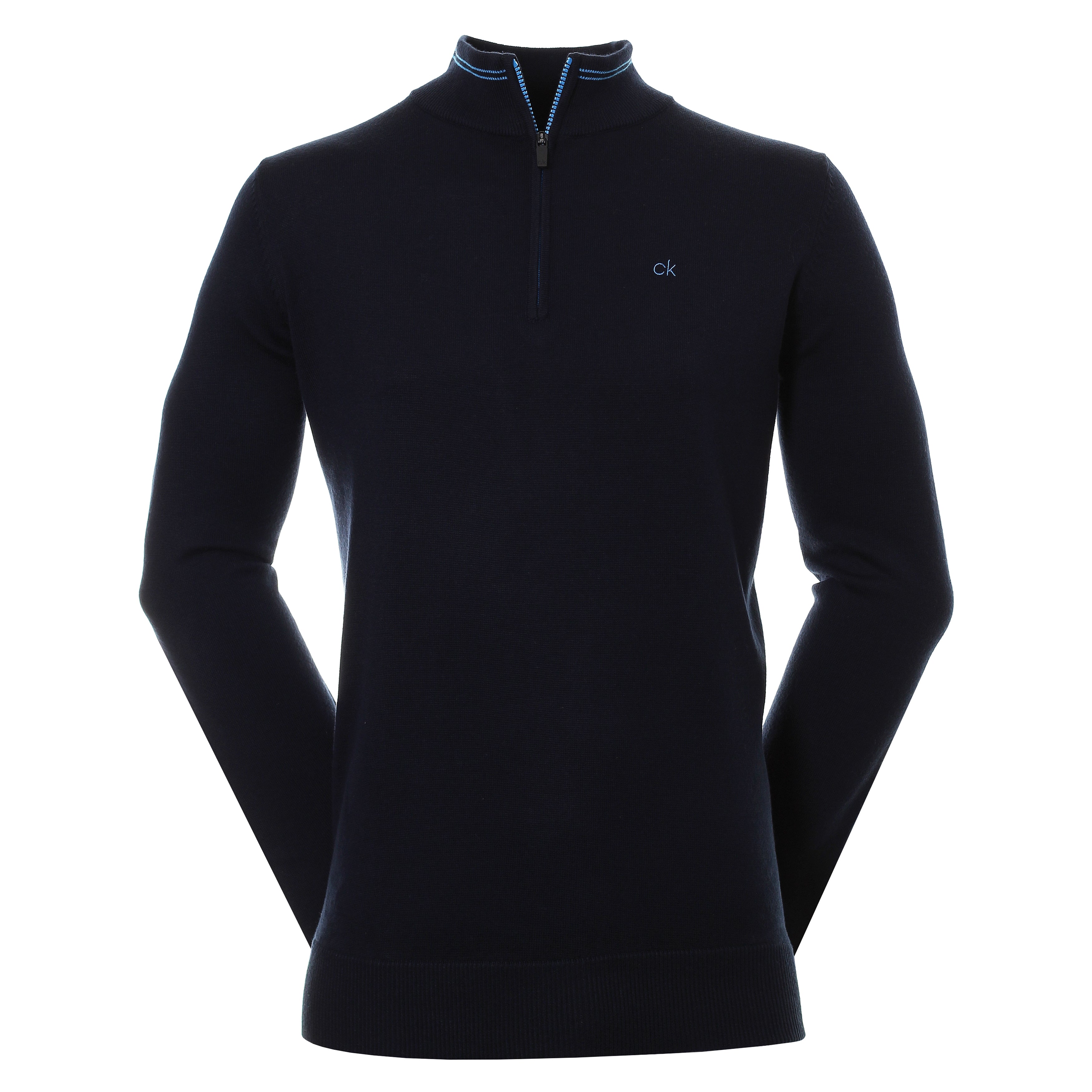 Calvin Klein Golf Monaco 1/2 Zip Sweater C9557 Navy Blue | Function18 ...