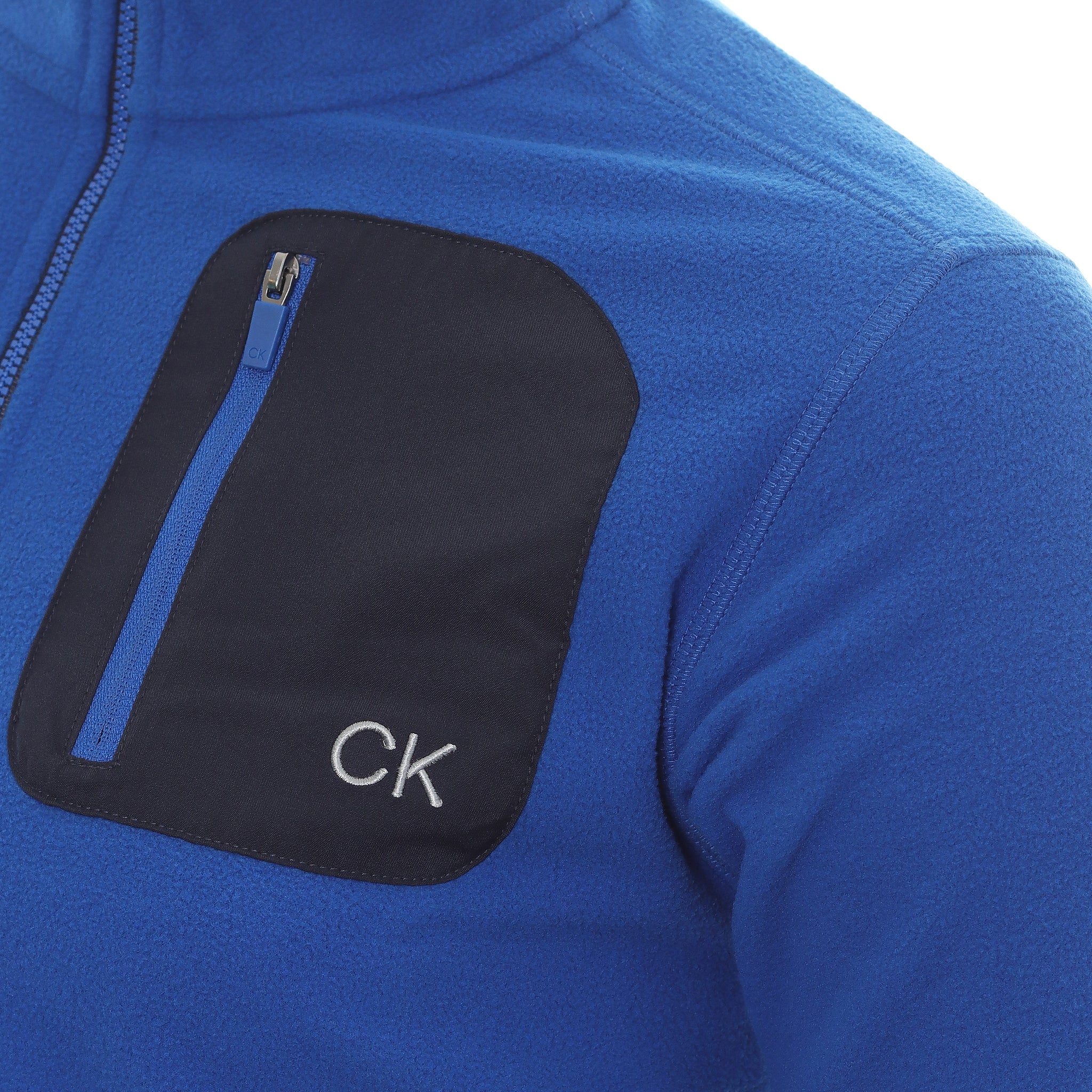 Calvin Klein Golf Planet Fleece 1/4 Zip Royal