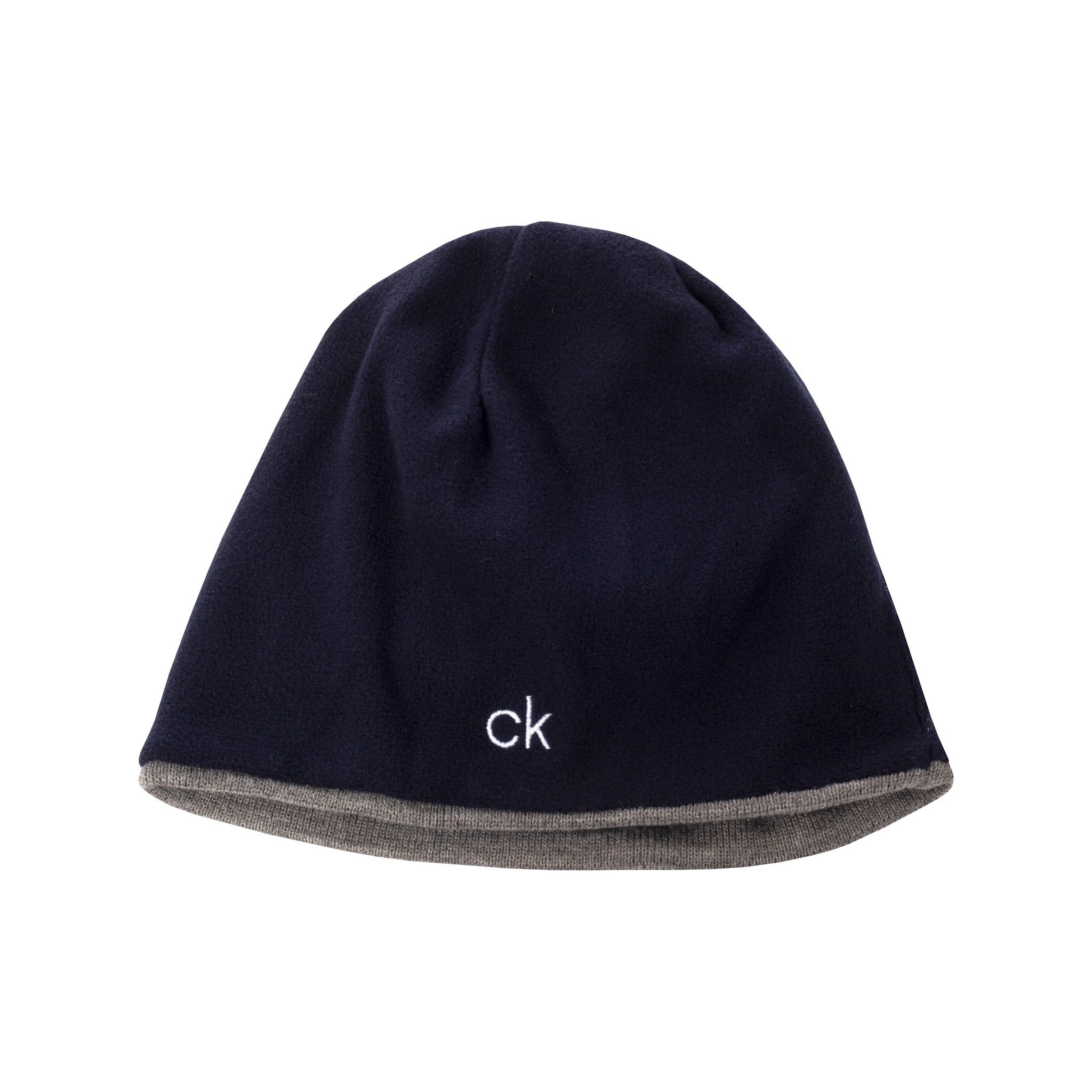 Calvin Klein Golf React Reversible Beanie Grey Marl/Navy
