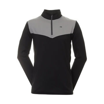 Calvin Klein Golf Traverse Half Zip Grey/Black