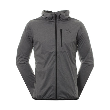 Calvin Klein Golf Ultron Lined Hooded Jacket Grey Marl