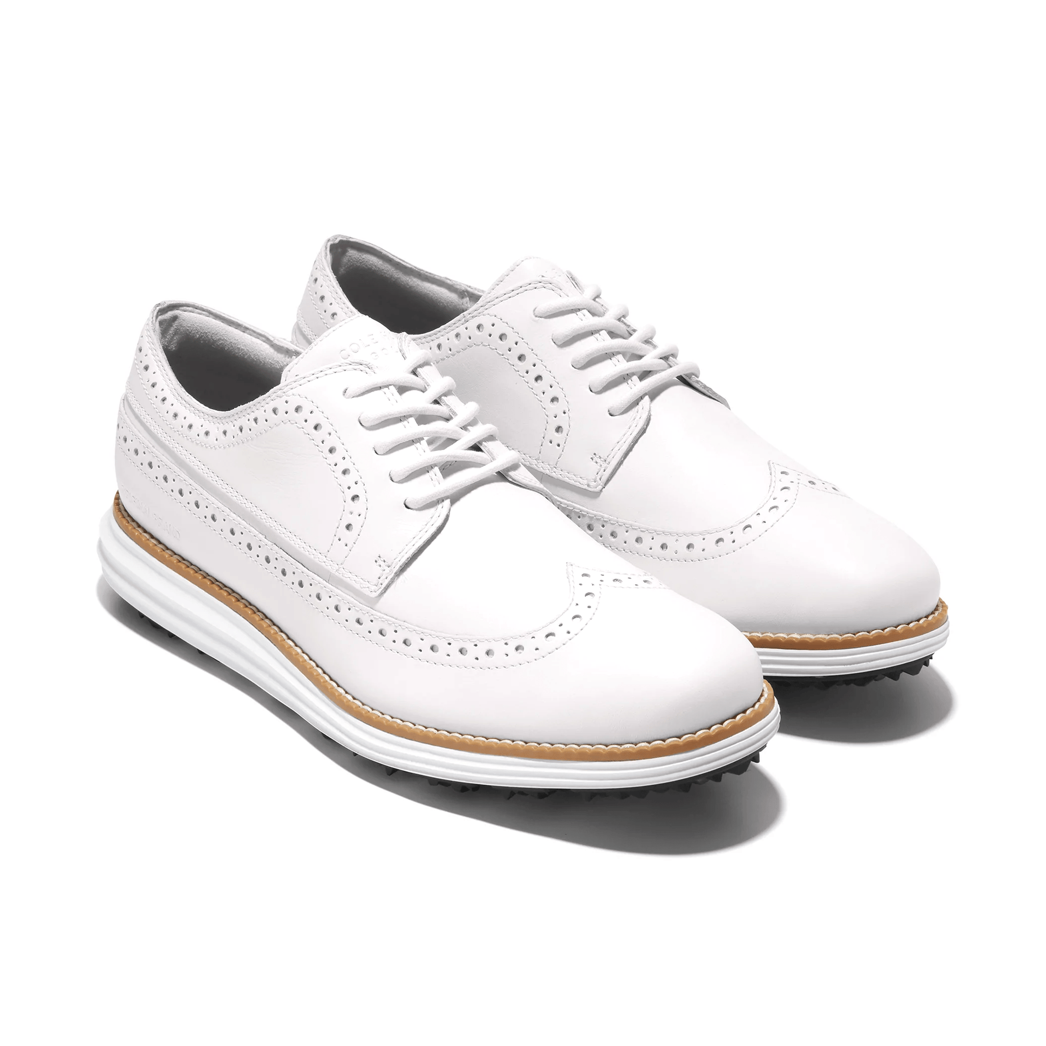 Cole Haan OriginalGrand Wing Ox Golf Shoes Optic White/Natural