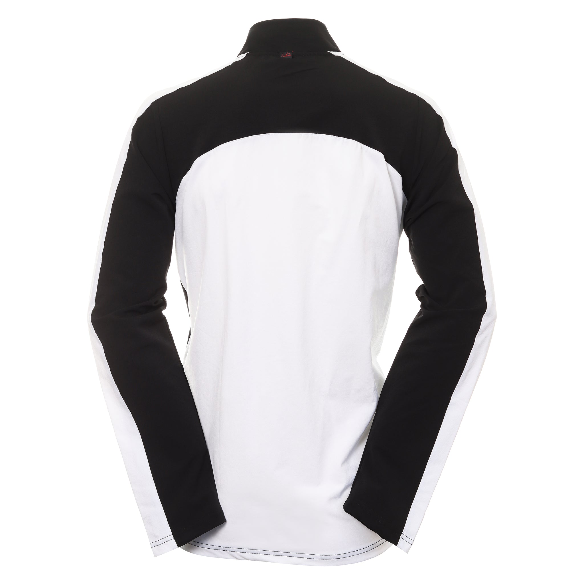 Couture Club Golf 1/4 Zip Shell Jacket Black/White