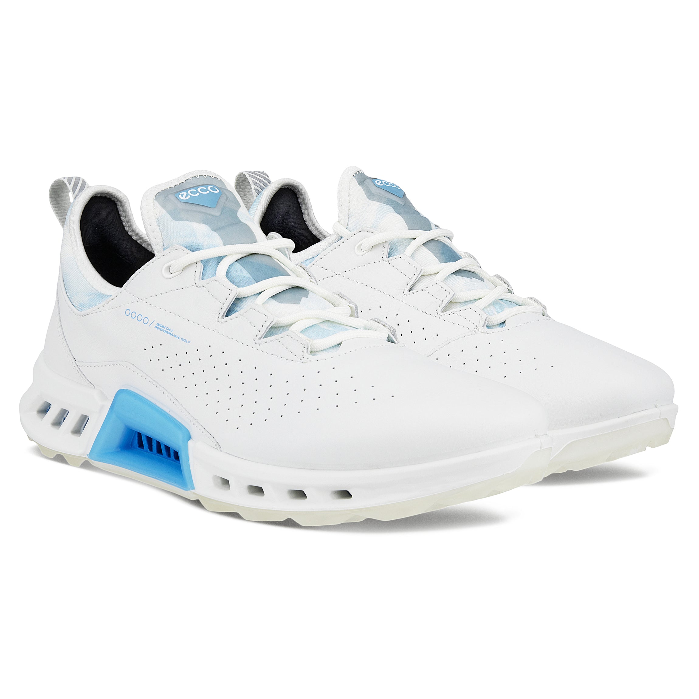 Ecco Biom C4 Gore-Tex Golf Shoes 130434 White 01007 | Function18 