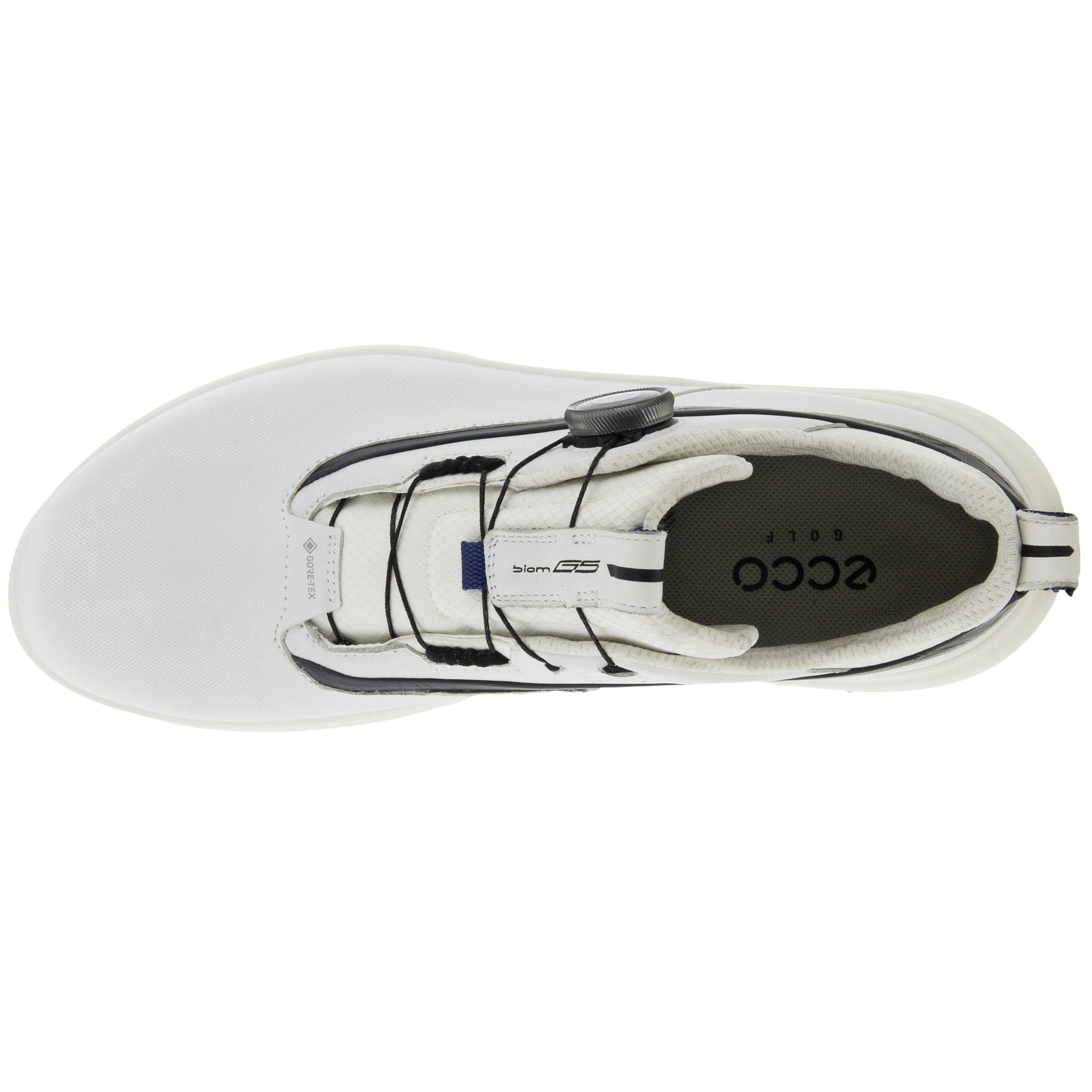 Ecco Biom G5 Gore-Tex BOA Golf Shoe 152304 White Black 51227 | Function18