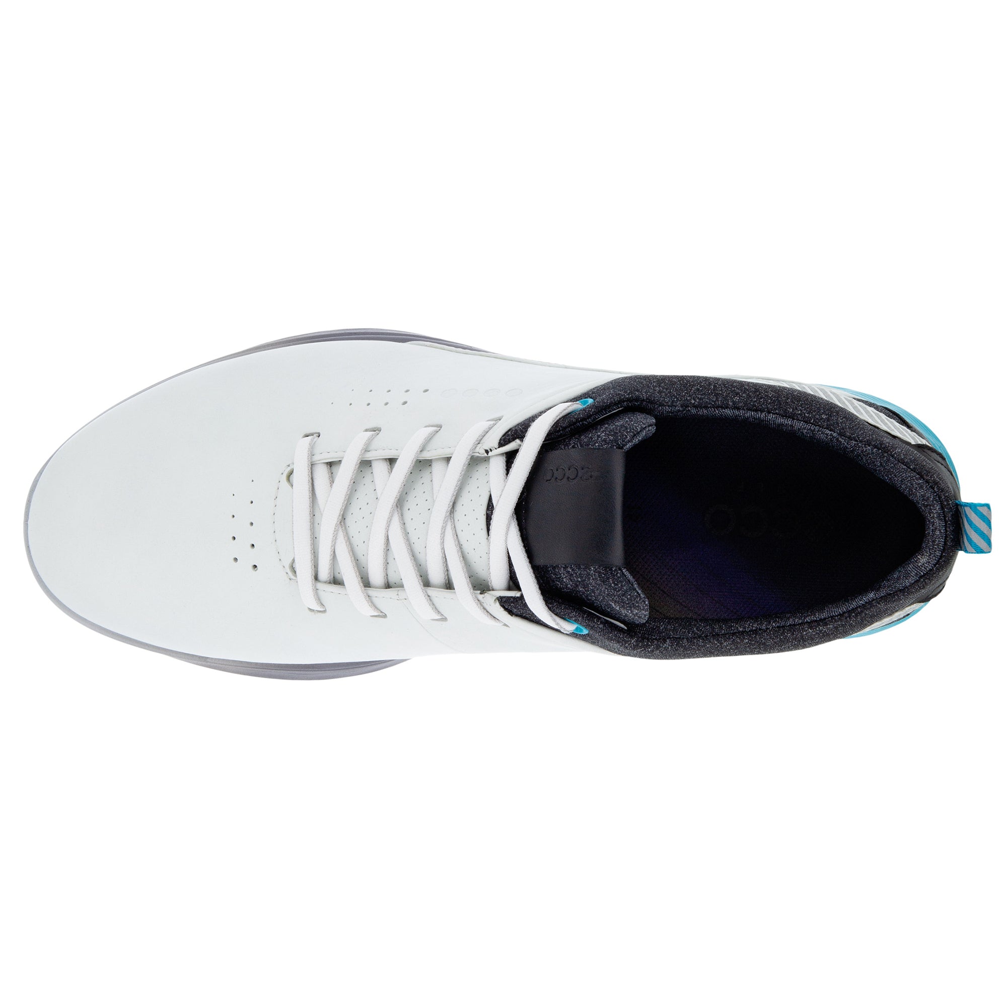 Ecco S-Three Gore-Tex Golf Shoes 102904 White Caribbean 60486 