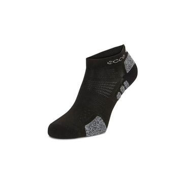 Ecco Tour Lite No Show Golf Socks Black/Wild Dove 90104