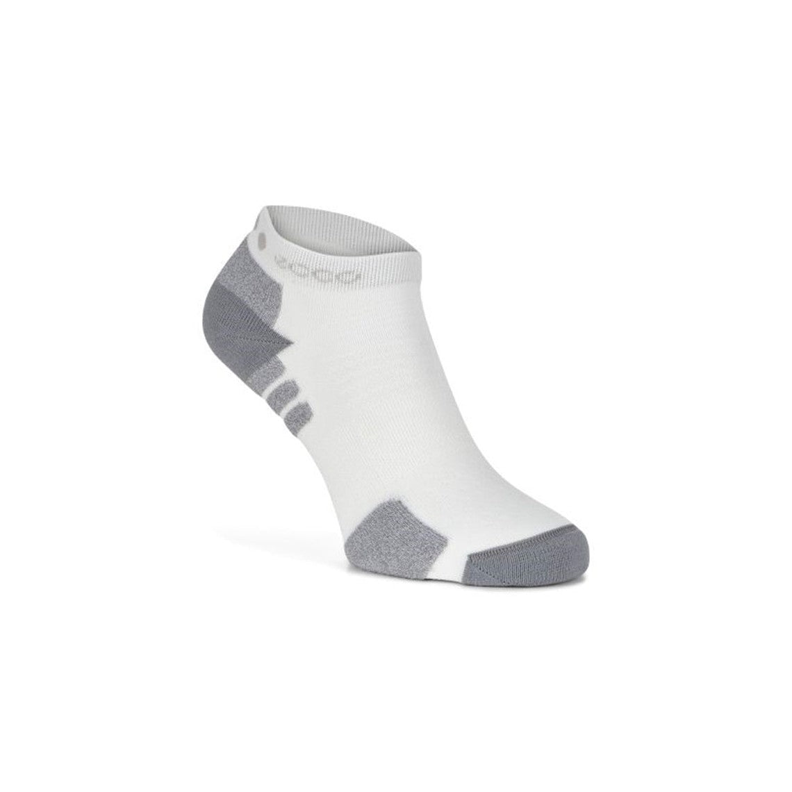 Ecco Tour Lite No Show Golf Socks White/Wild Dove 90814