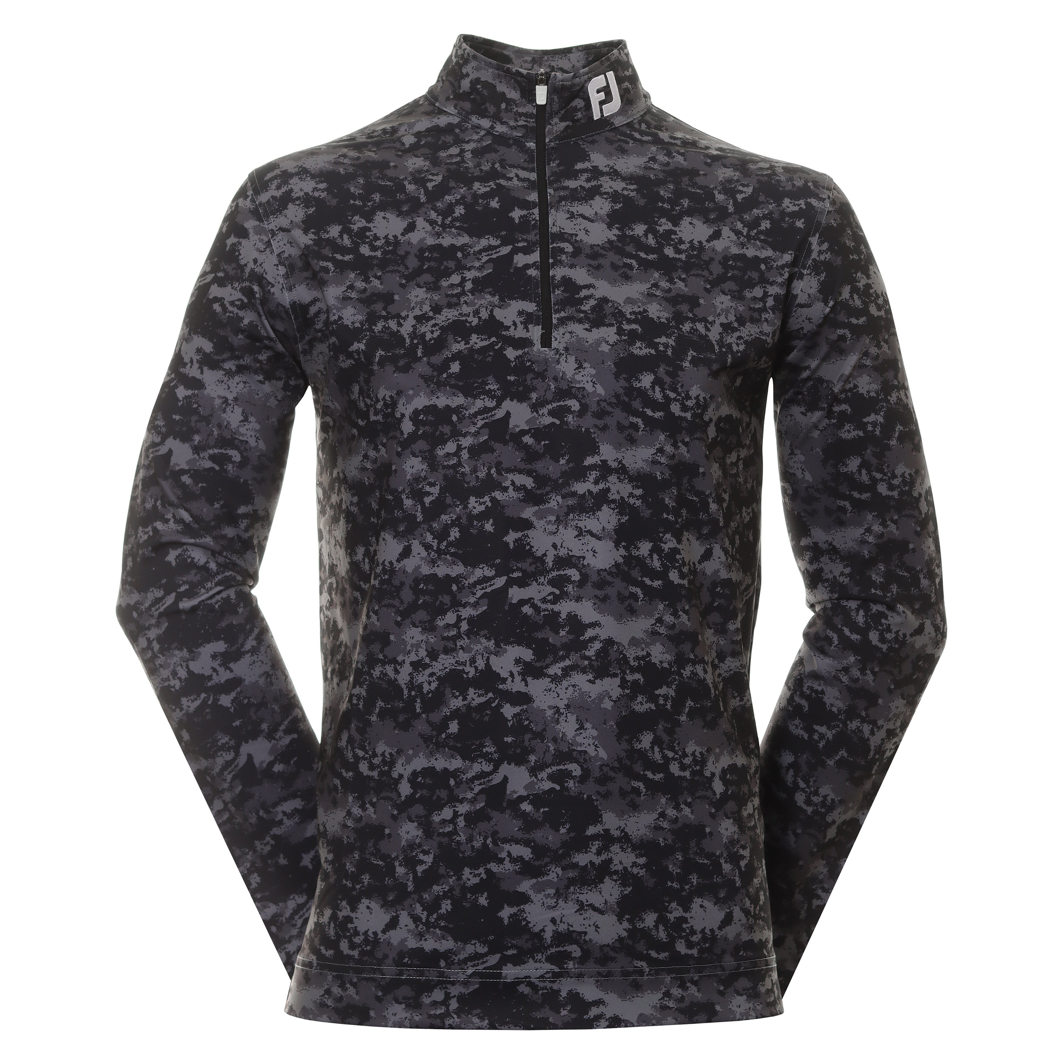 FootJoy Cloud Camo Print Chill Out Pullover 80110 Black | Function18 ...